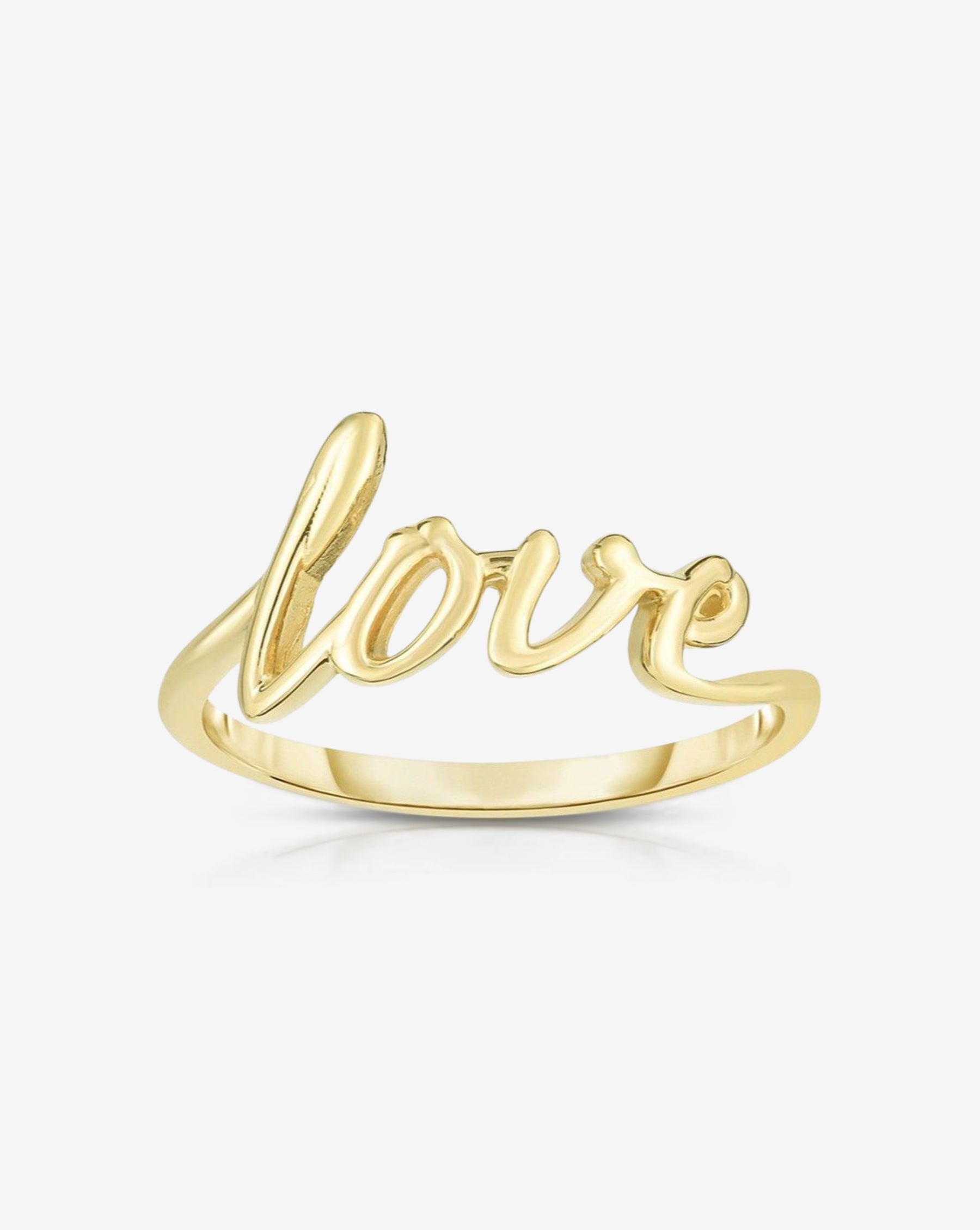 Ring Concierge Rings 14k Yellow Gold / 5 Love Ring | 32868138374 | show-white-buttons