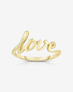 Ring Concierge Rings 14k Yellow Gold / 5 Love Ring | 32868138374 | show-white-buttons