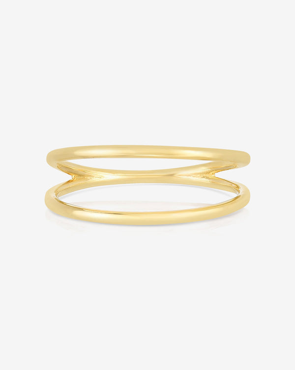 Ring Concierge Rings 14k Yellow Gold / 5 Open Double Row Ring