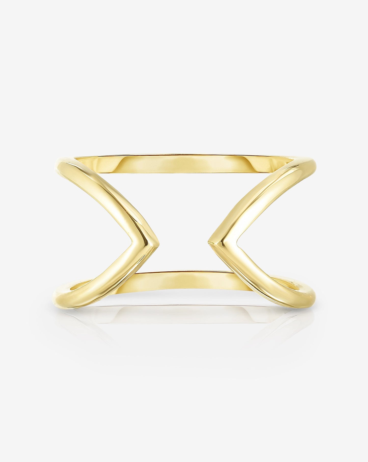 Ring Concierge Rings 14k Yellow Gold / 6 Open Geometric Ring