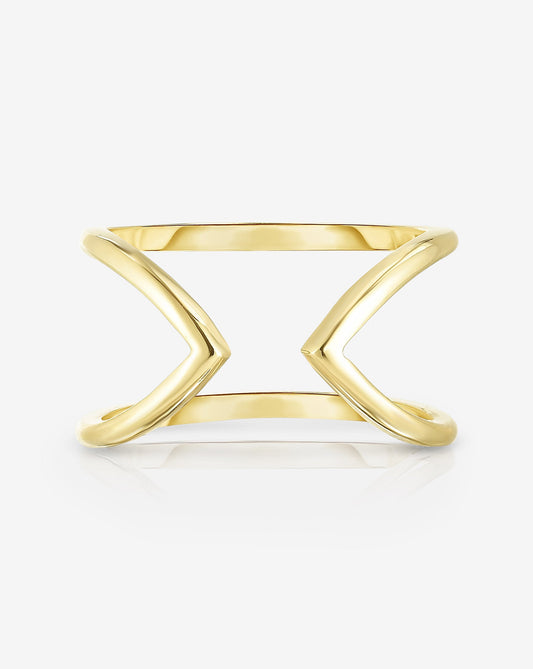 Ring Concierge Rings 14k Yellow Gold / 6 Open Geometric Ring