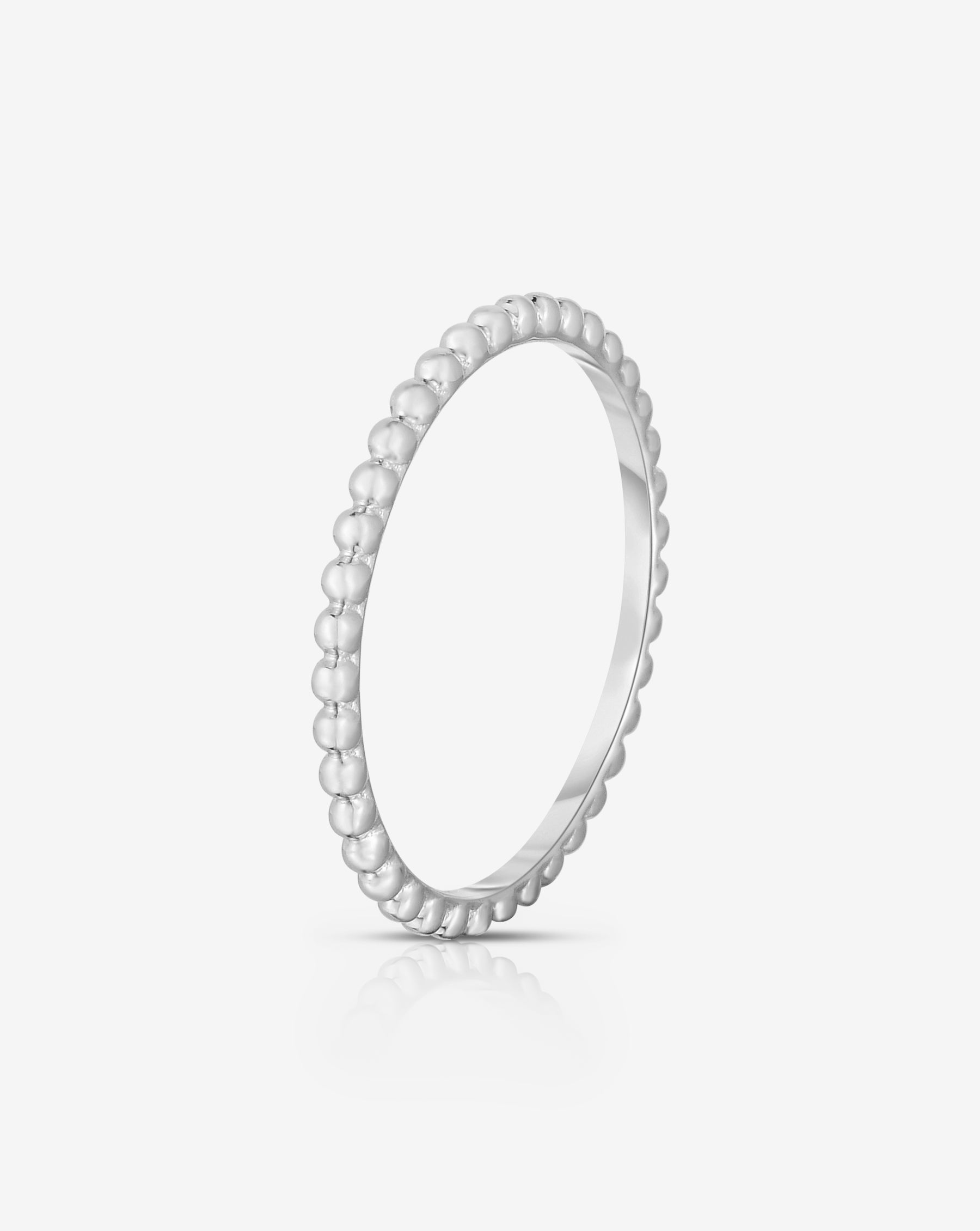 Ring Concierge Rings Beaded Stackable Ring - side view