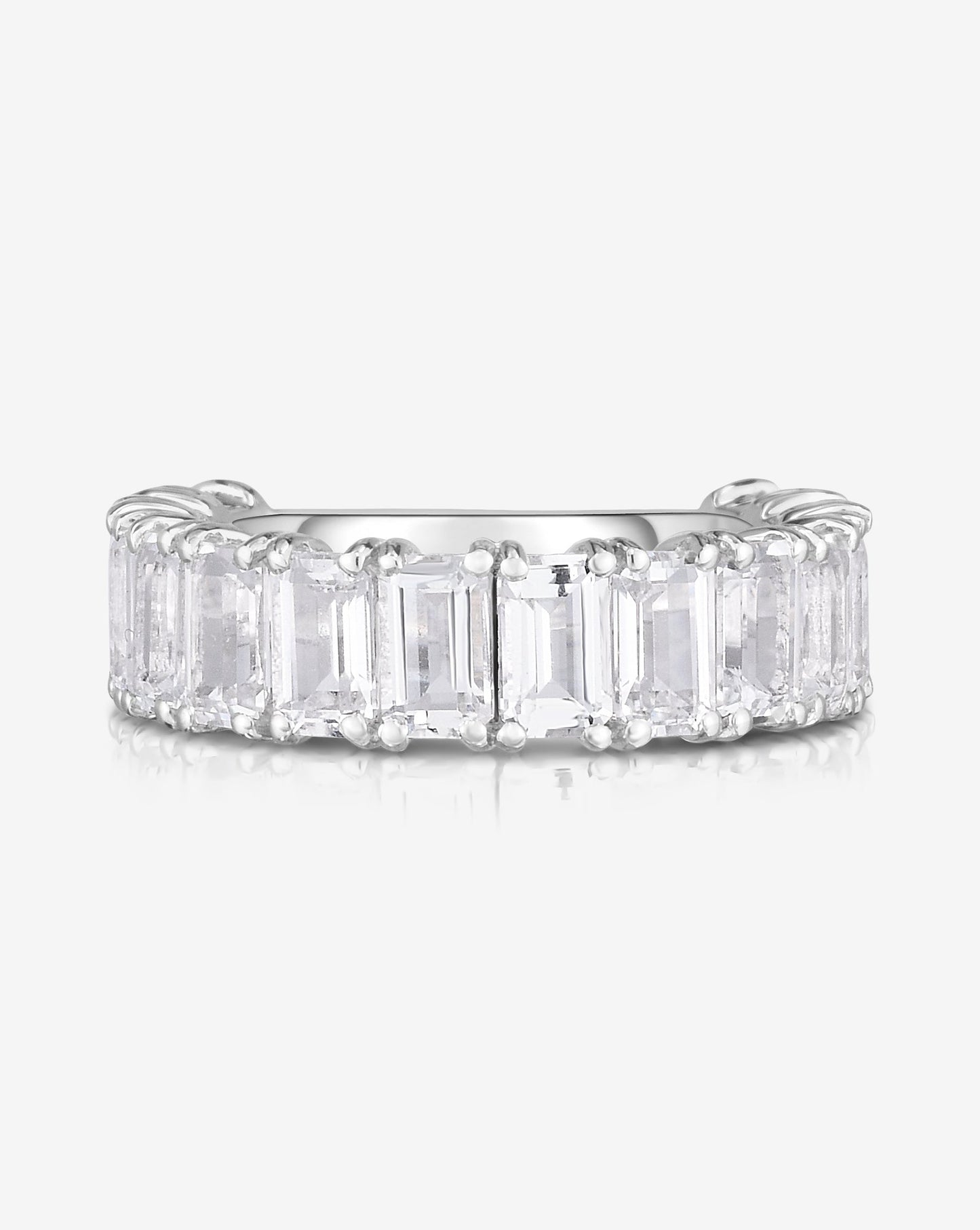 Ring Concierge Rings Emerald Cut White Topaz Ring