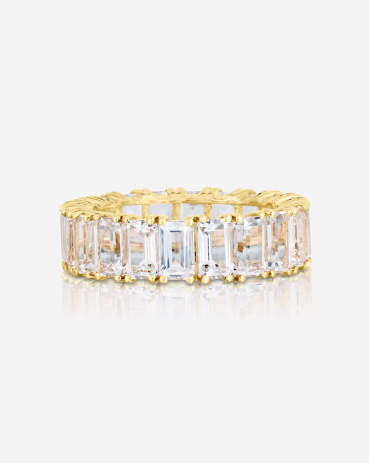 Ring Concierge Rings Emerald Cut White Topaz Ring