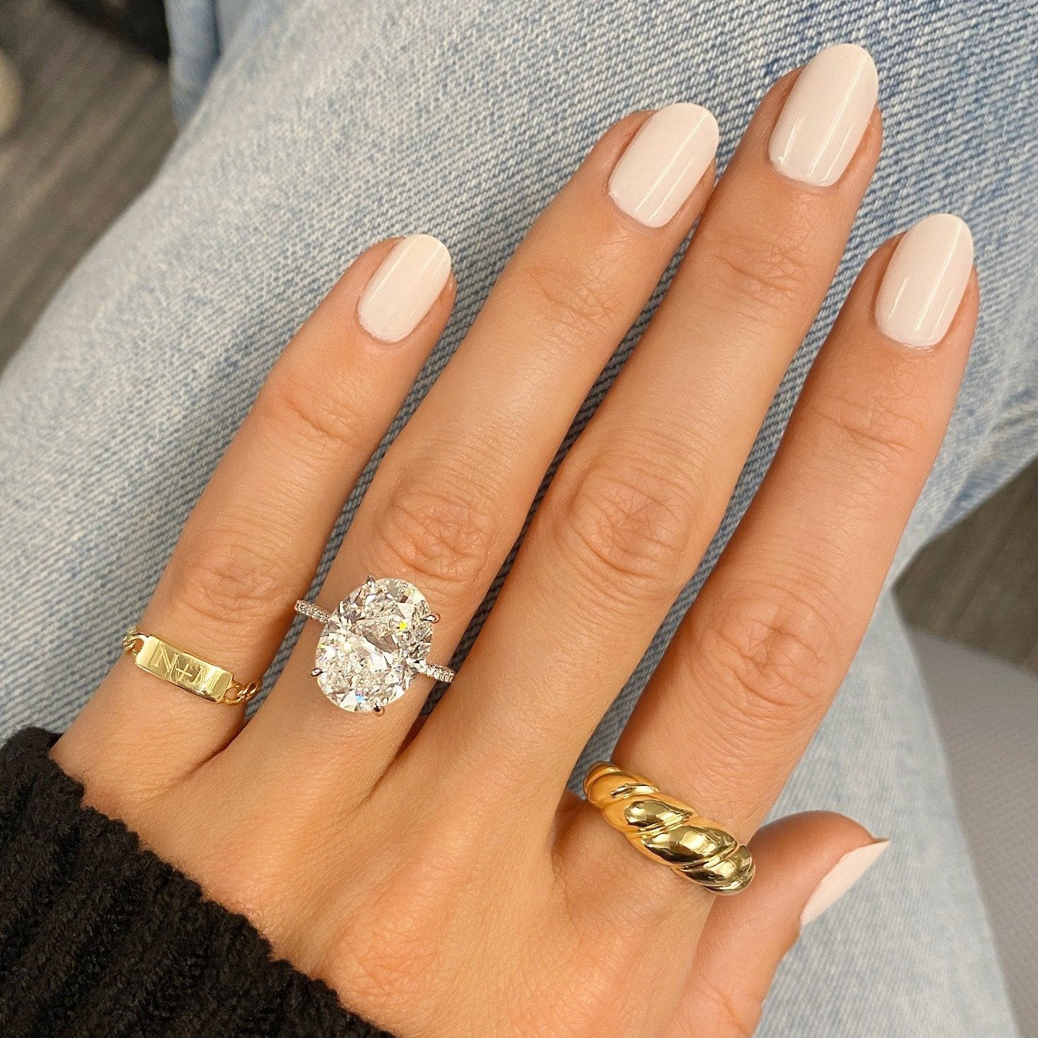 Ring Concierge Rings Engravable Chain Ring- NEW