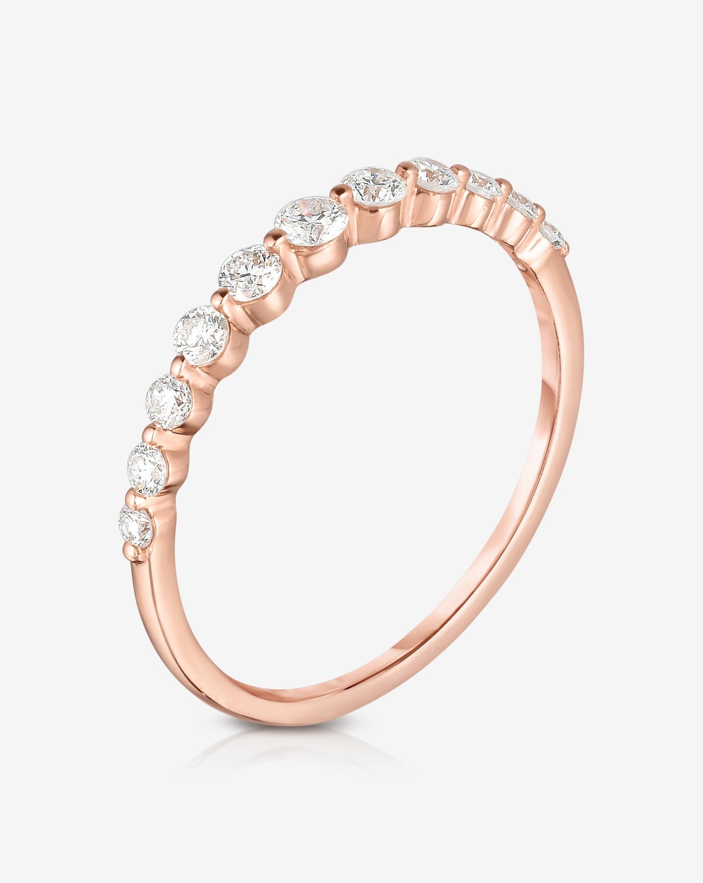 Ring Concierge Rings Graduated Single Prong Diamond Ring