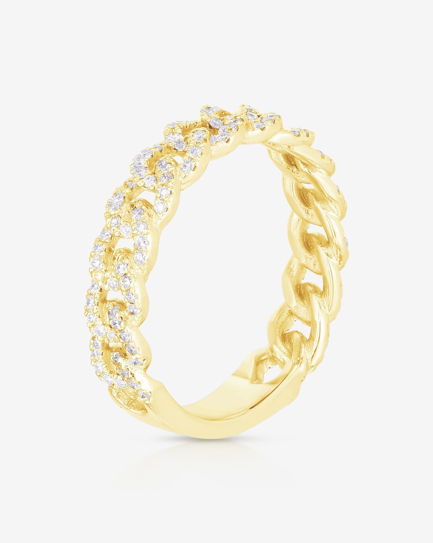 Ring Concierge Rings Pavé Diamond Chain Ring