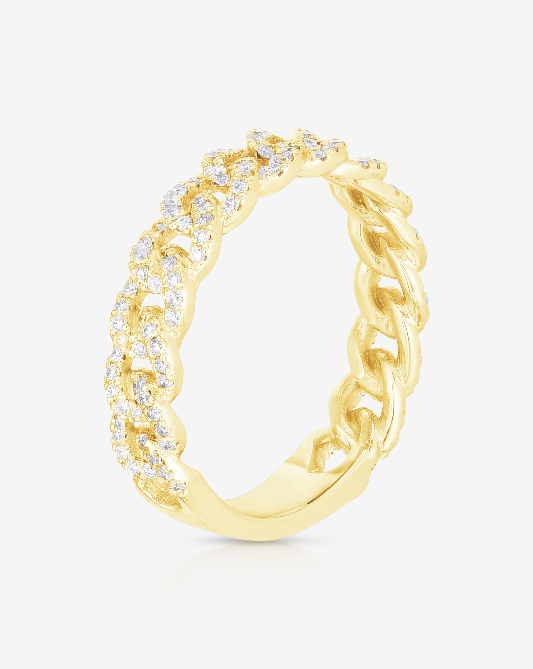 Ring Concierge Rings Pavé Diamond Chain Ring