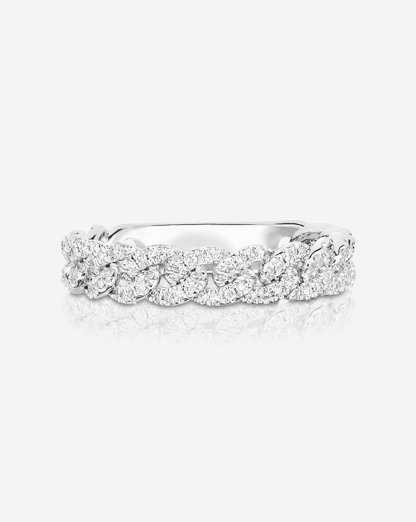 Ring Concierge Rings Pavé Diamond Chain Ring