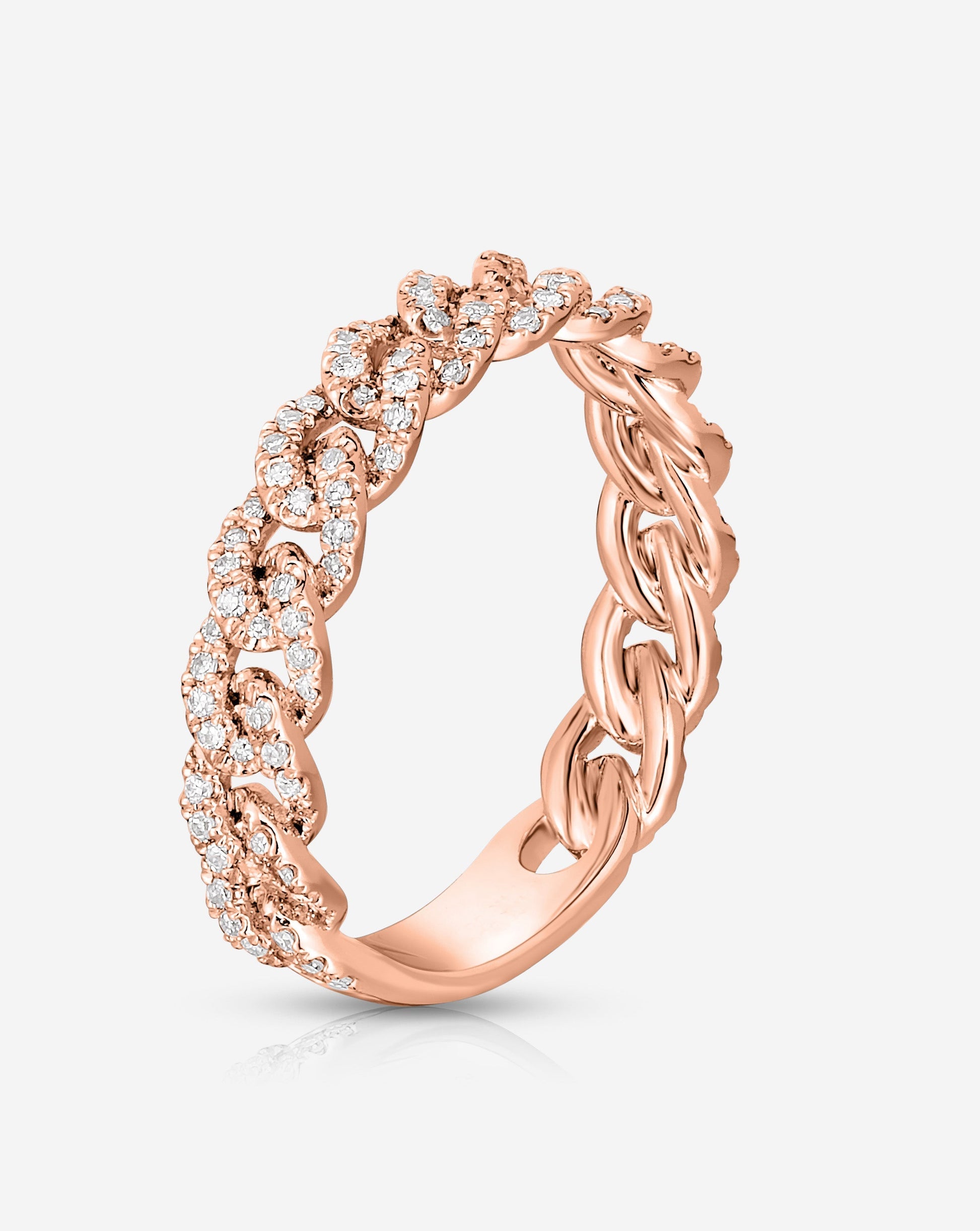 Ring Concierge Rings Pavé Diamond Chain Ring