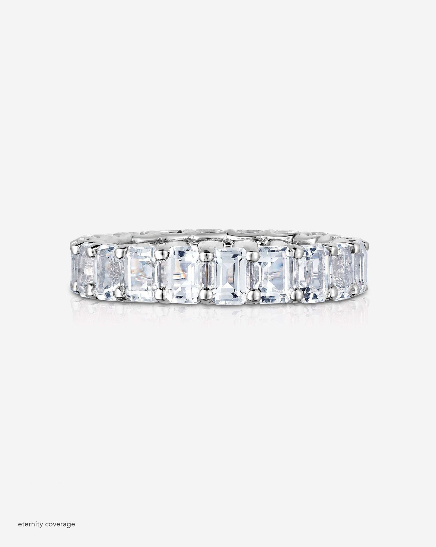 Ring Concierge Rings Petite Emerald Cut White Topaz Ring