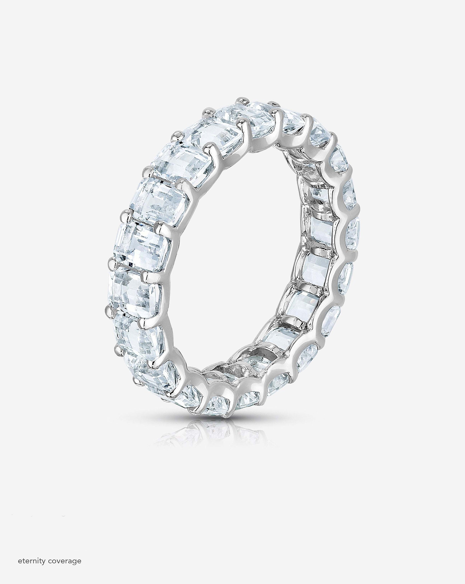 Ring Concierge Rings Petite Emerald Cut White Topaz Ring