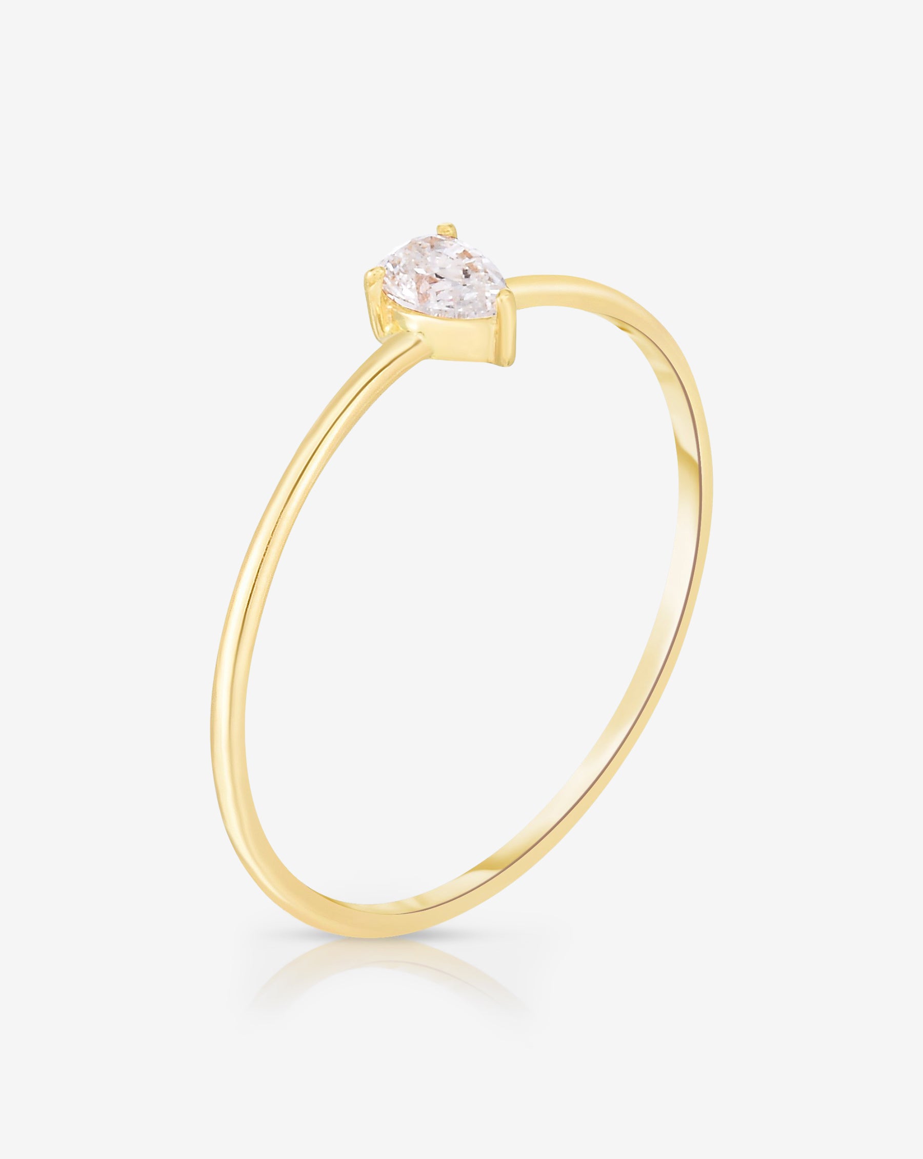 Ring Concierge Rings Single Pear Diamond Ring