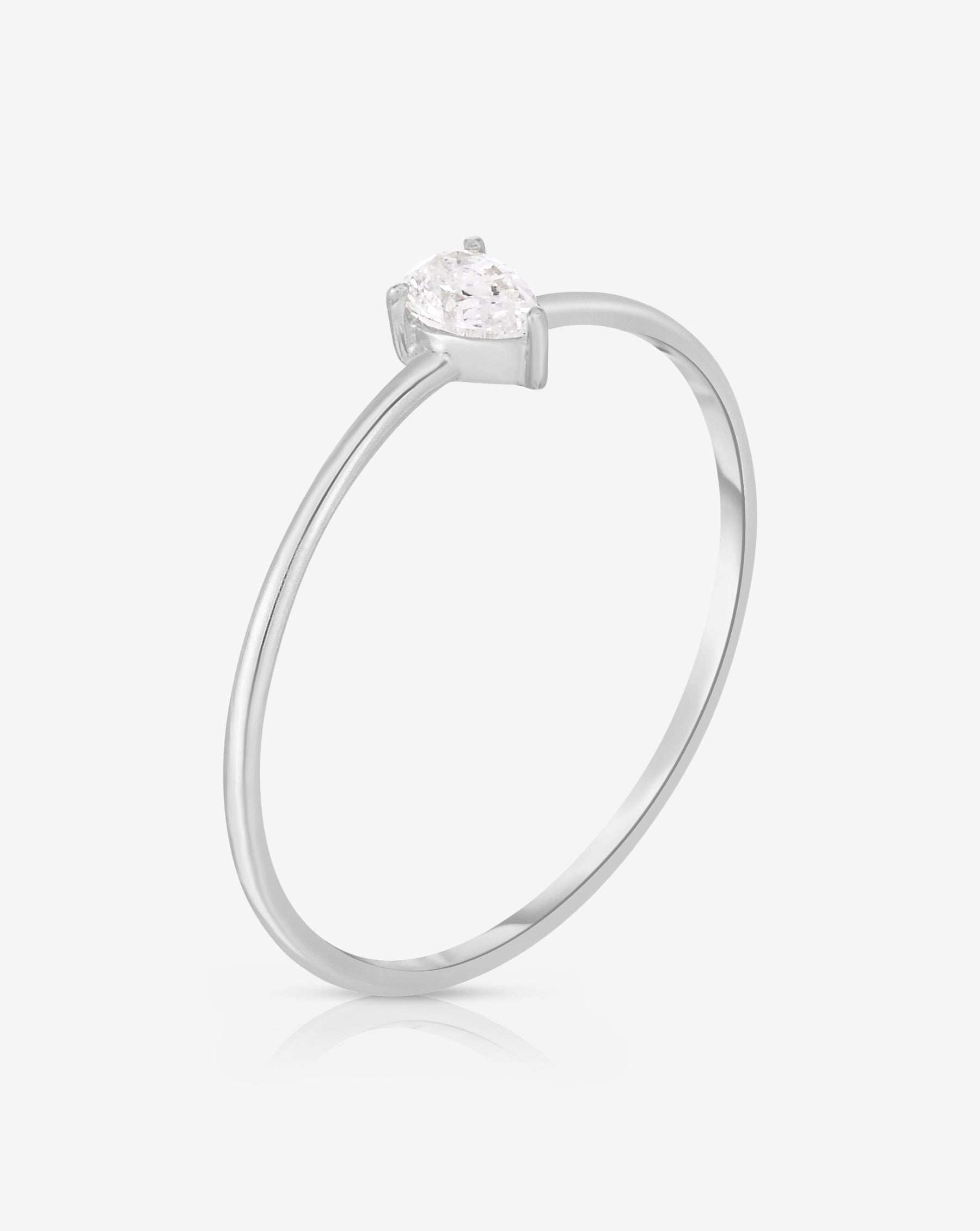 Ring Concierge Rings Single Pear Diamond Ring