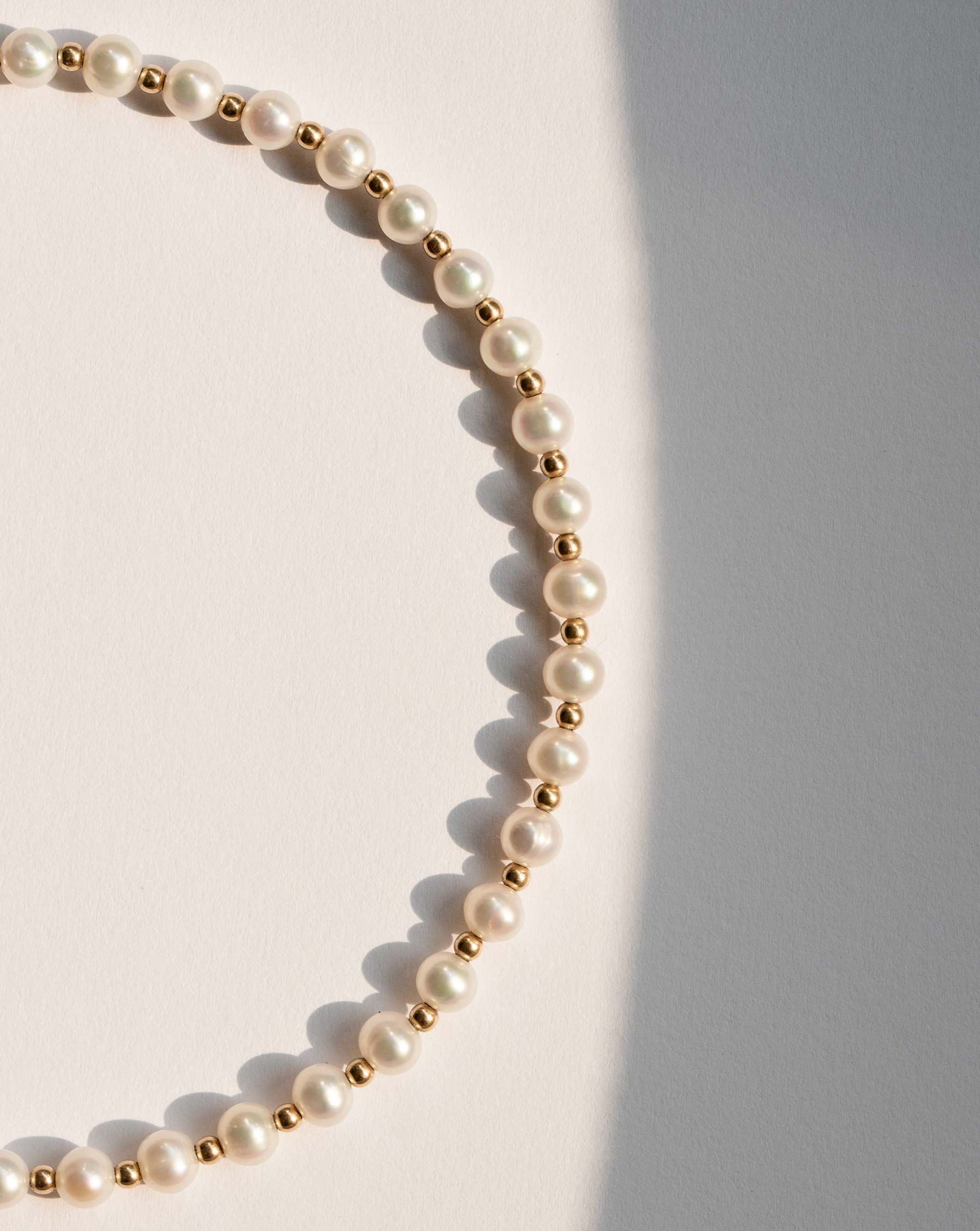 Ring Concierge Pearl Station Choker 14k Yellow Gold