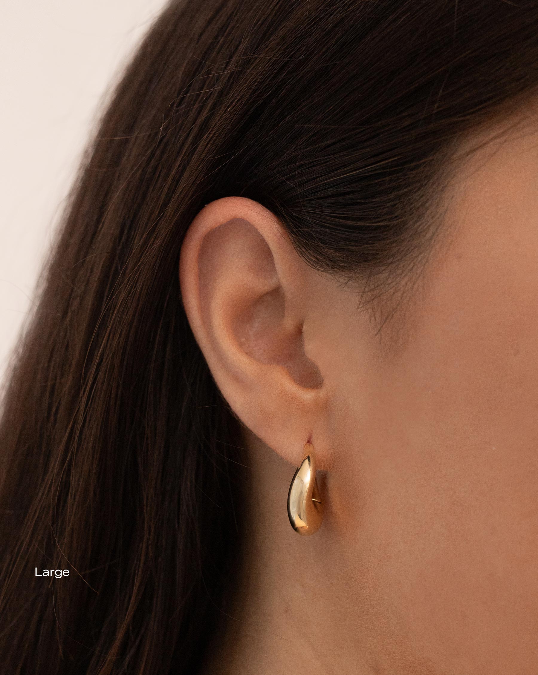 Ring Concierge Movement Cloud Hoops 14k Yellow Gold