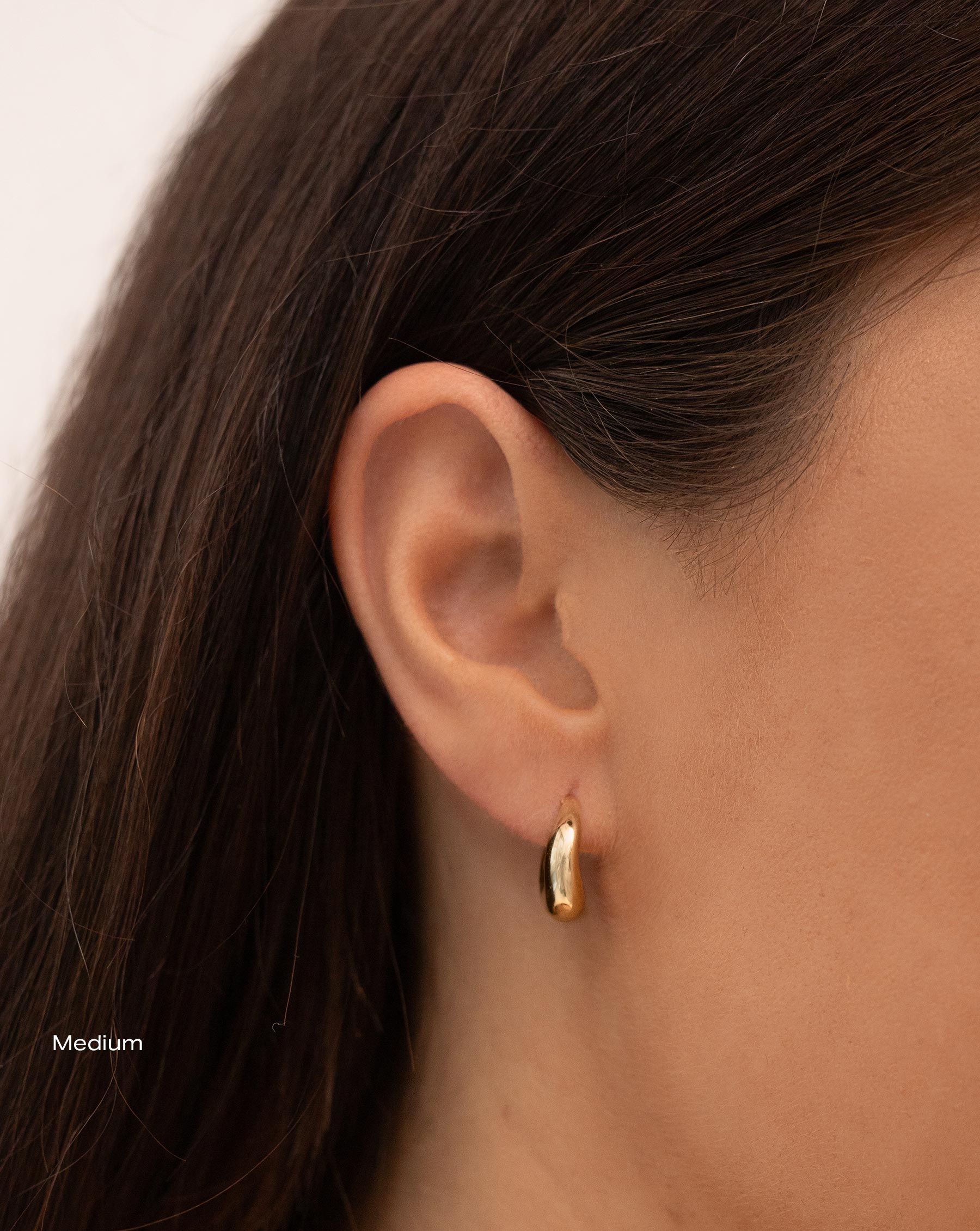 Ring Concierge Movement Cloud Hoops 14k Yellow Gold