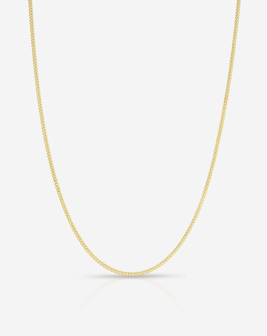 Ring Concierge Diamond Cut Chain Necklace 14k Yellow Gold