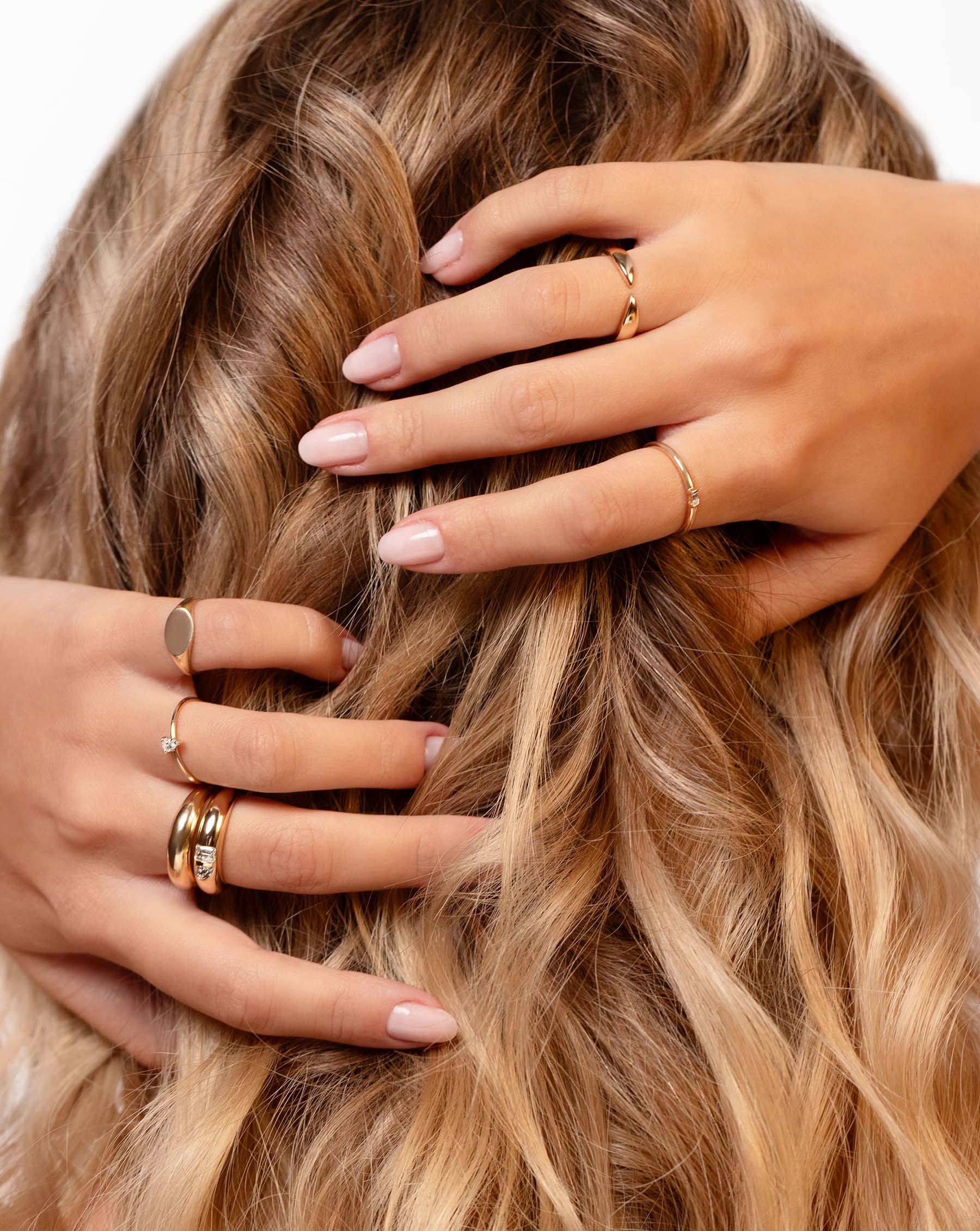 Ring Concierge Toi et Moi Diamond Cloud Ring 14k Yellow Gold