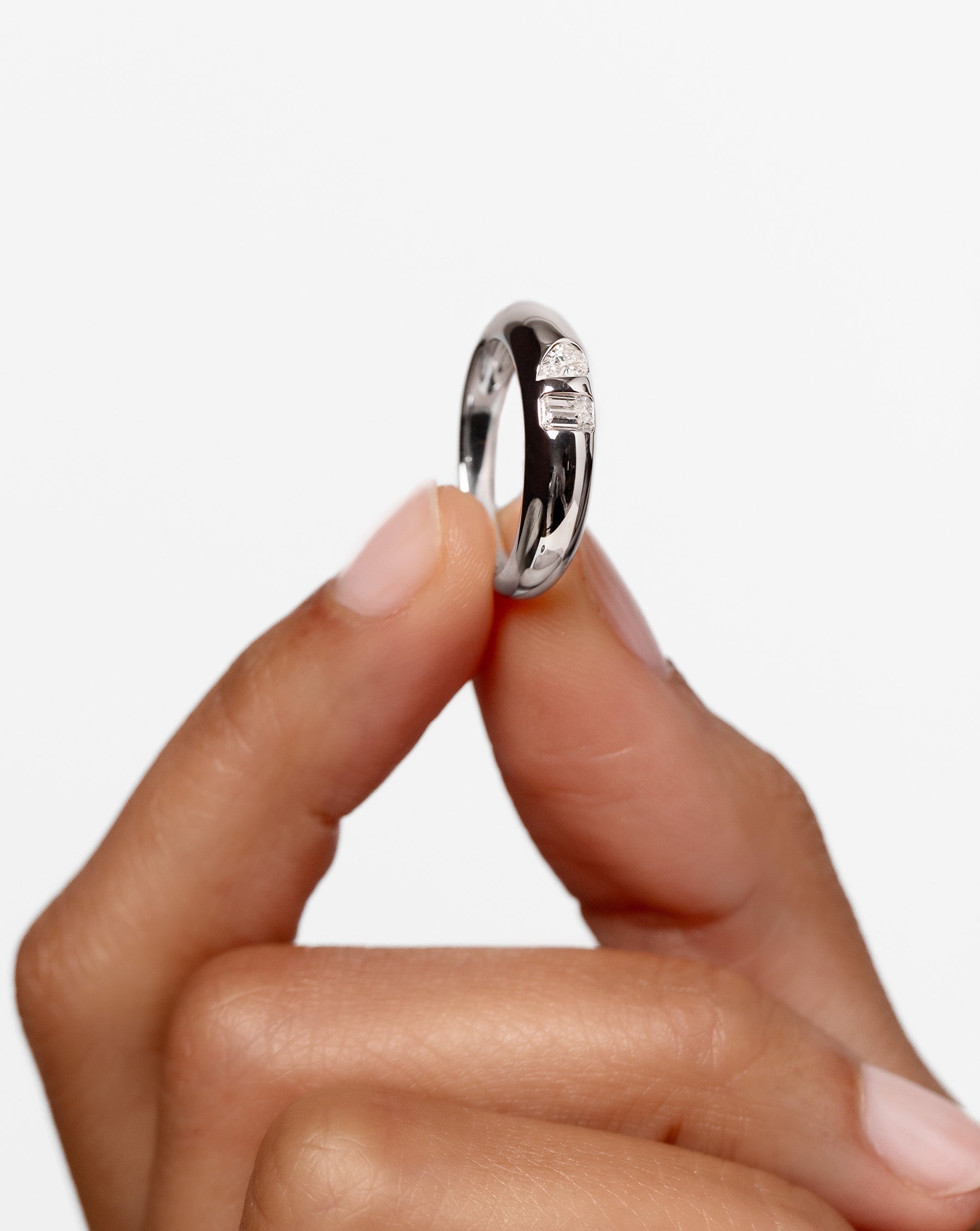 Ring Concierge Toi et Moi Diamond Cloud Ring 14k White Gold