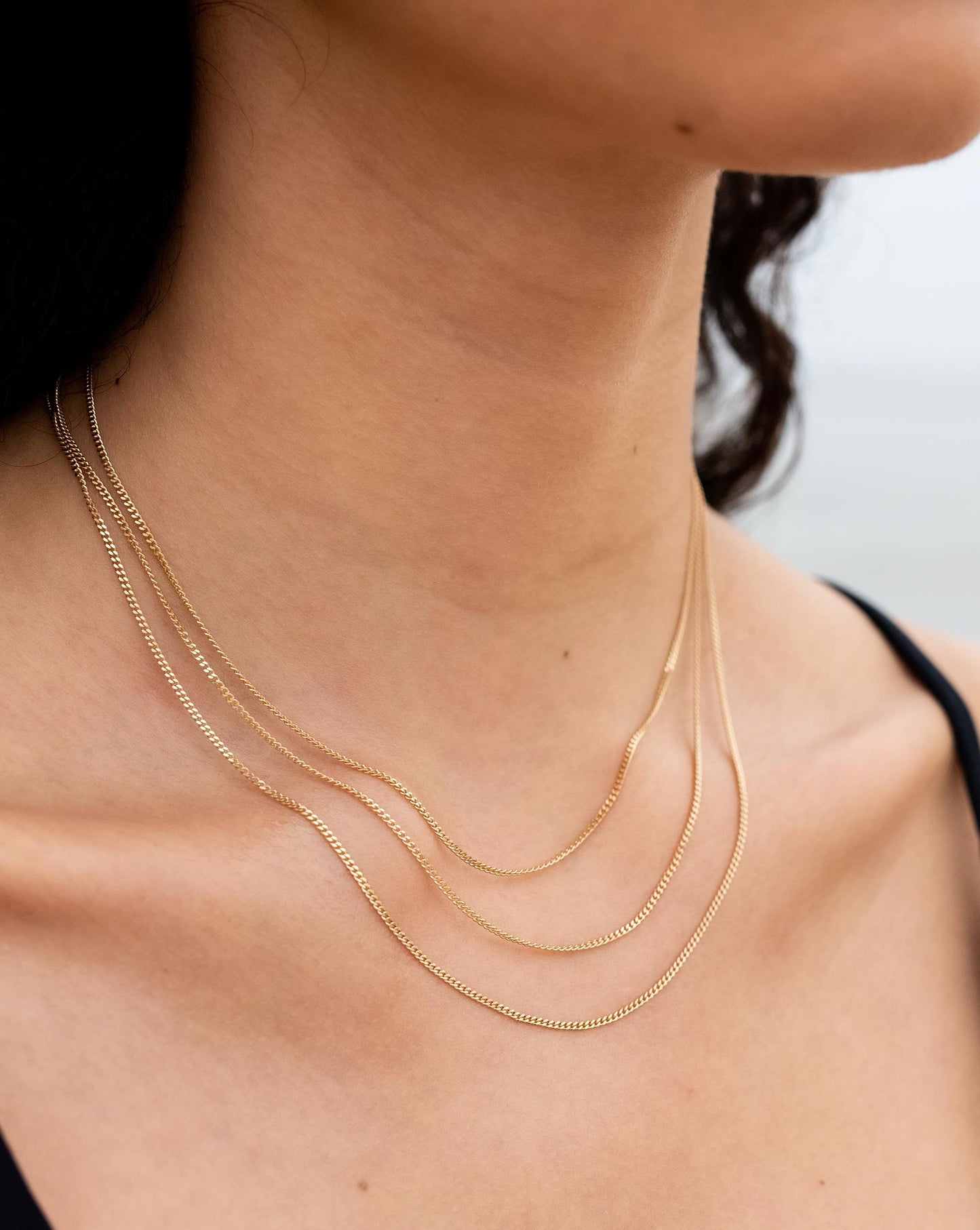 Ring Concierge Diamond Cut Chain Necklace 14k Yellow Gold