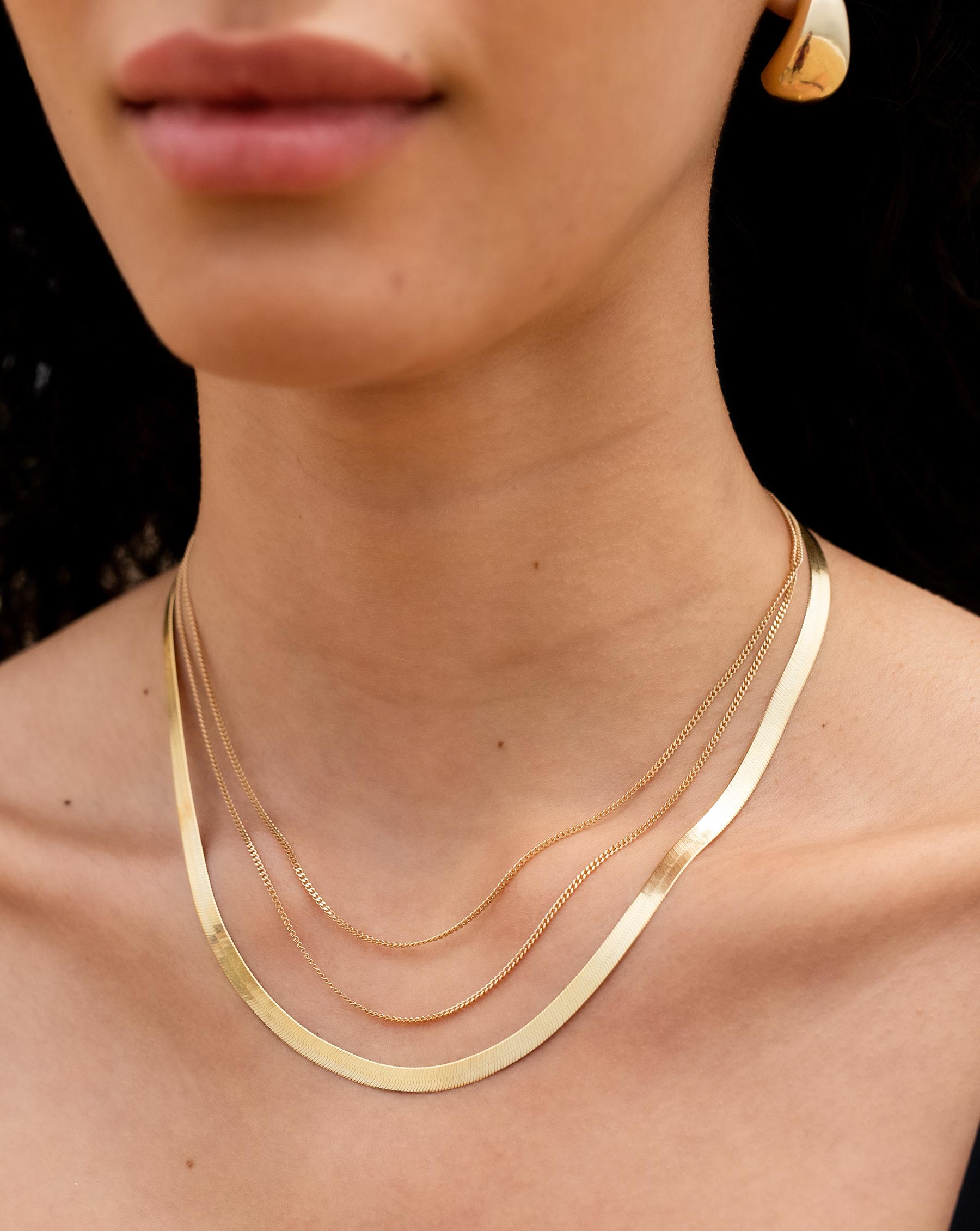 Ring Concierge Diamond Cut Chain Necklace 14k Yellow Gold