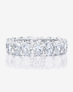 Bridal Wedding Bands Oval Diamond Eternity Band