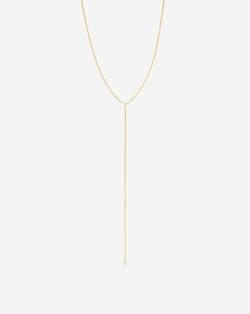 Diamond Cut Curb Chain Lariat