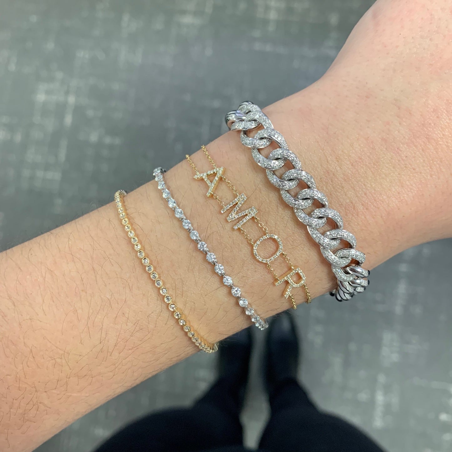 Diamond Bezel-Set Tennis Bracelet - Ring Concierge