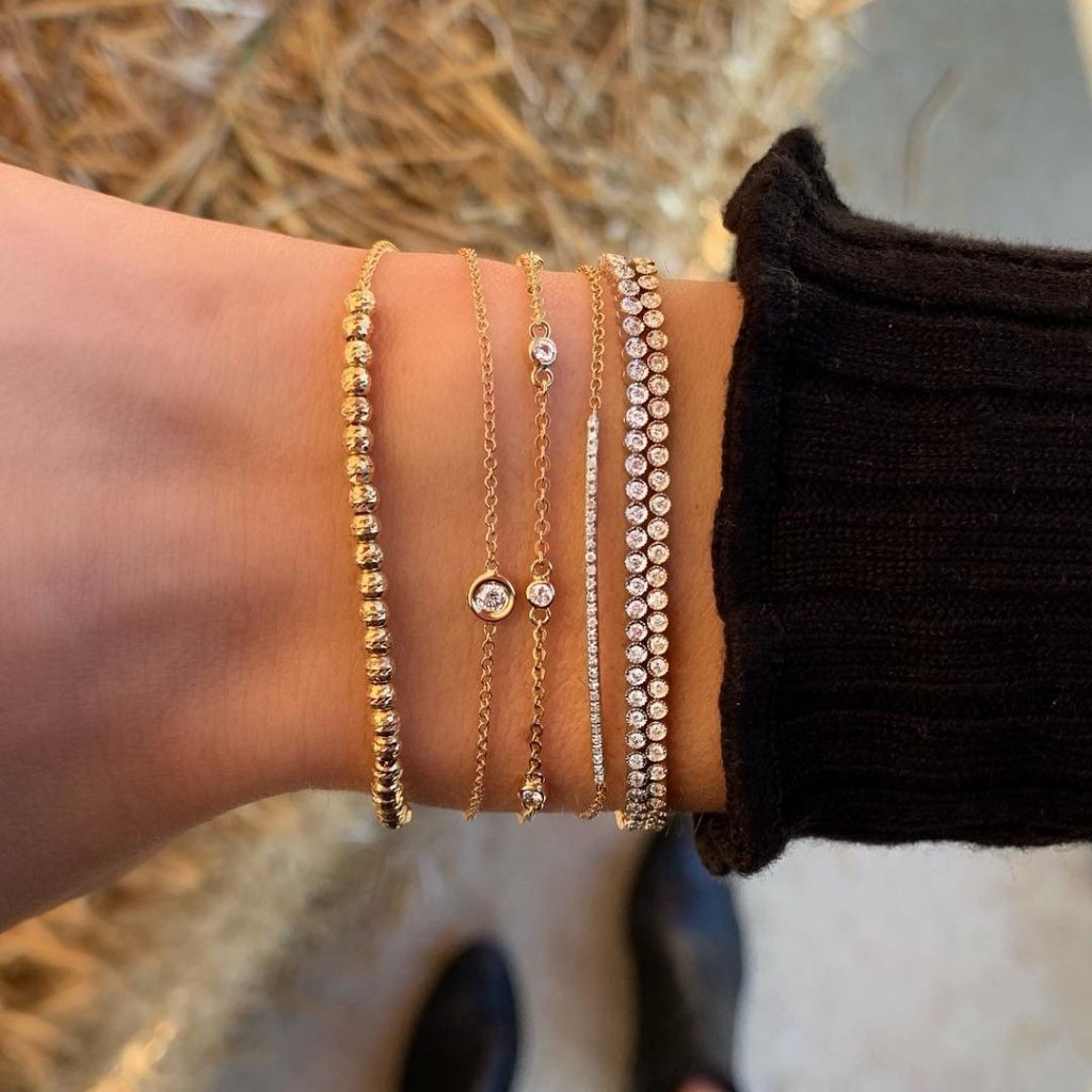 Diamond Bezel-Set Tennis Bracelet - Ring Concierge