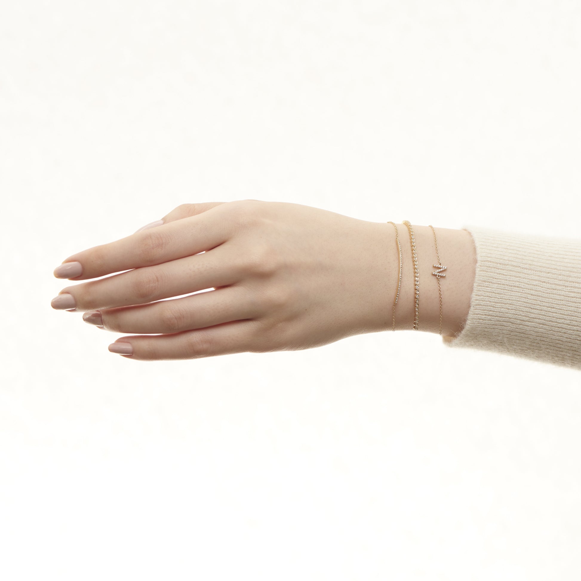 Ring Concierge Bracelets Diamond Bezel-Set Tennis Bracelet