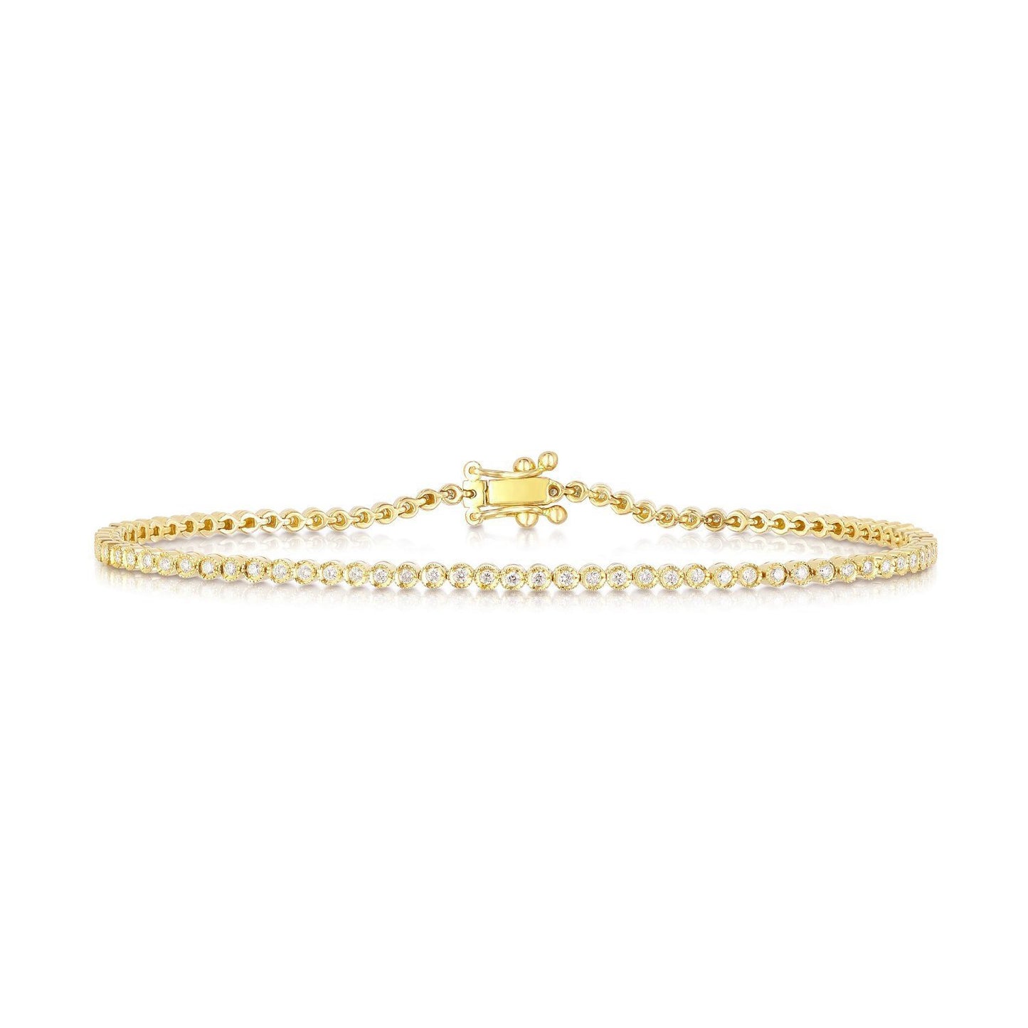 Ring Concierge Bracelets Diamond Bezel-Set Tennis Bracelet