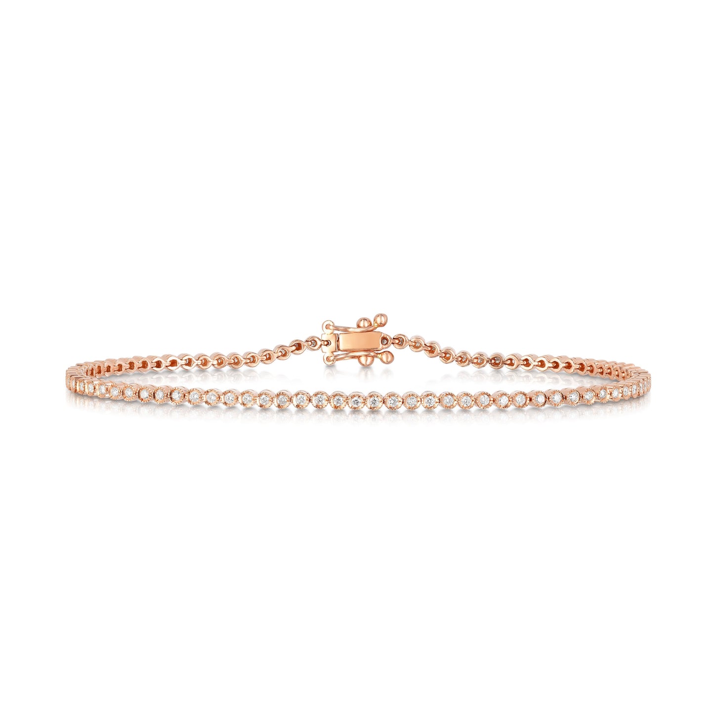 Diamond Bezel-Set Tennis Bracelet - Ring Concierge