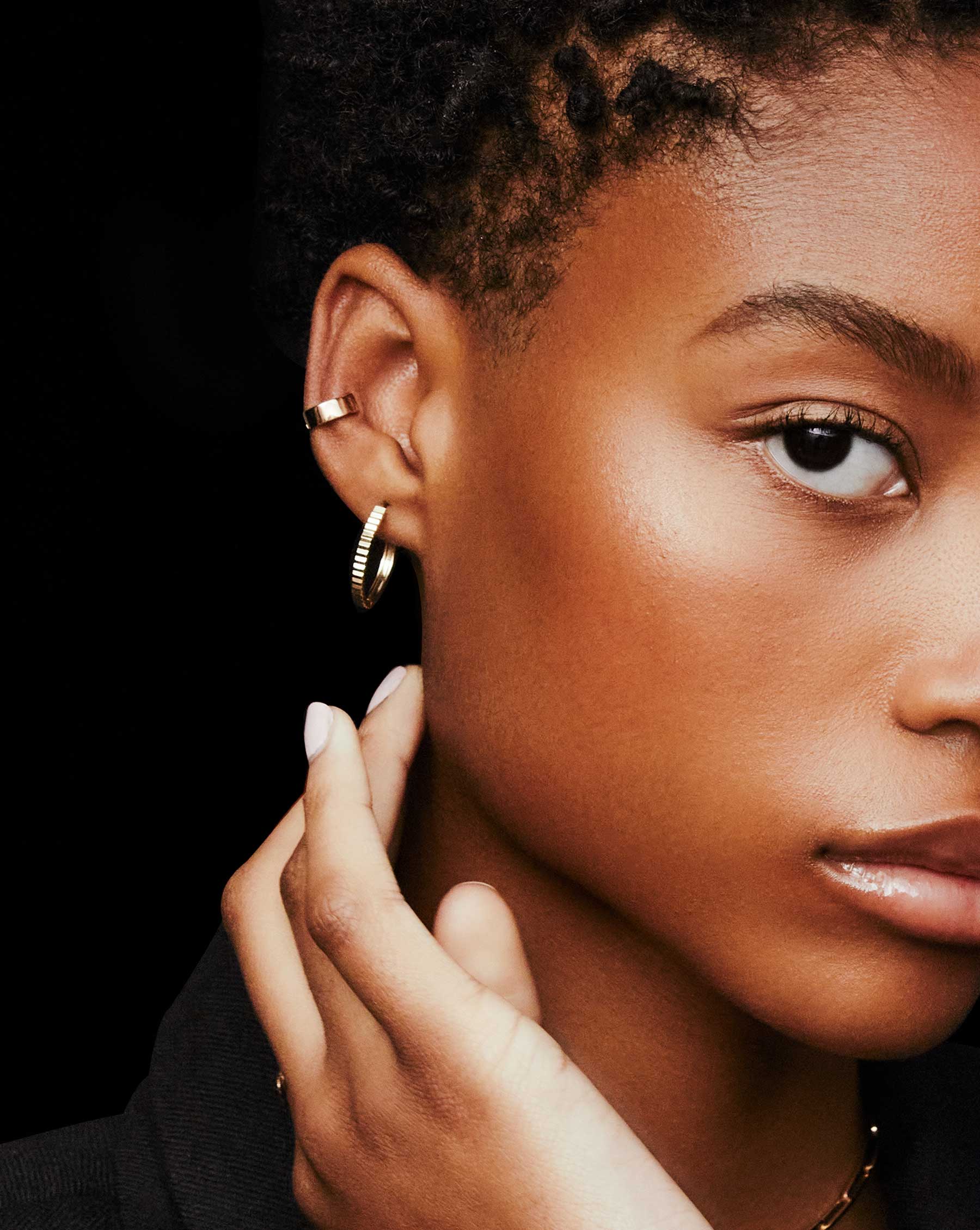 Ring Concierge Earrings 14k Yellow Gold Golden Girl Ear Cuff