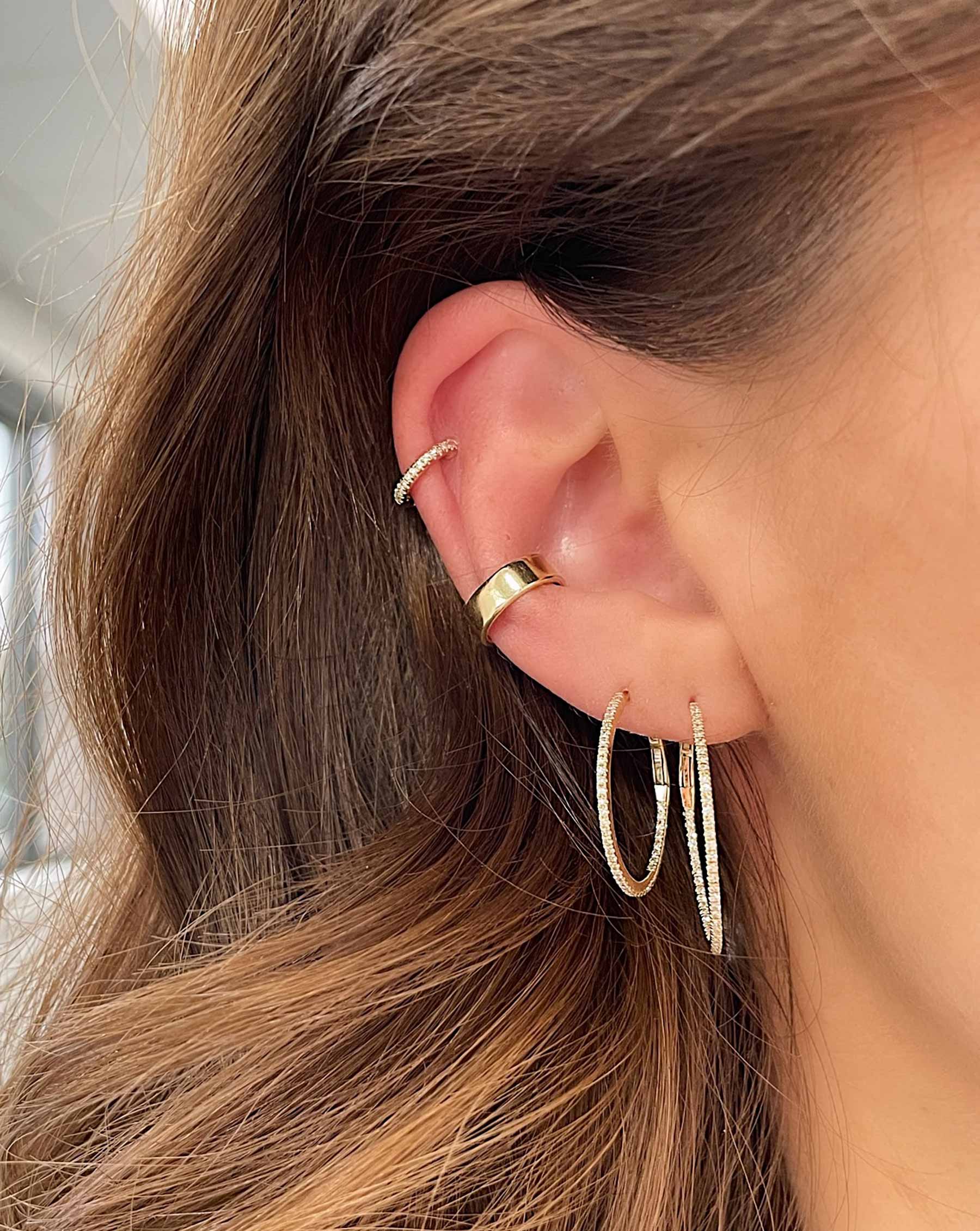 Ring Concierge Earrings 14k Yellow Gold Golden Girl Ear Cuff