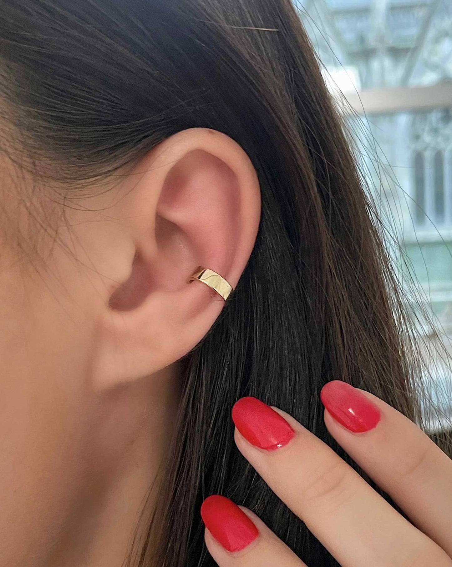 Ring Concierge Earrings 14k Yellow Gold Golden Girl Ear Cuff
