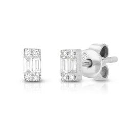 Emerald Illusion Mini Stud - Ring Concierge