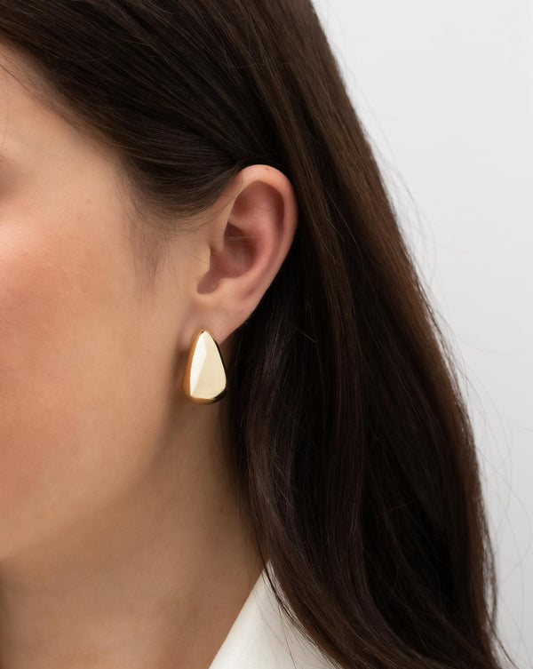 Ring Concierge Earrings Bold Gold Cloud Earrings