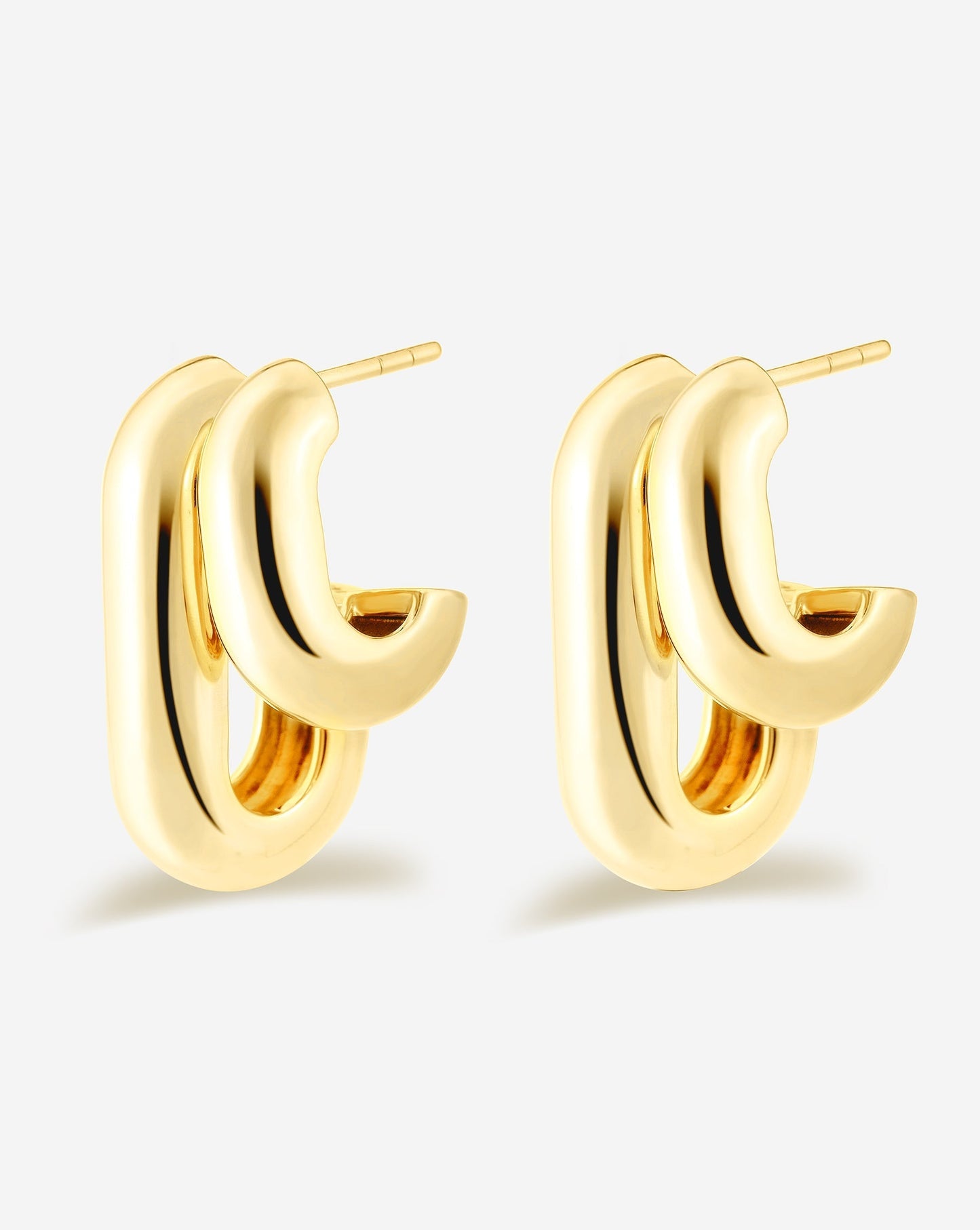 Ring Concierge Earrings Bold Gold Cloud Multi Hoops