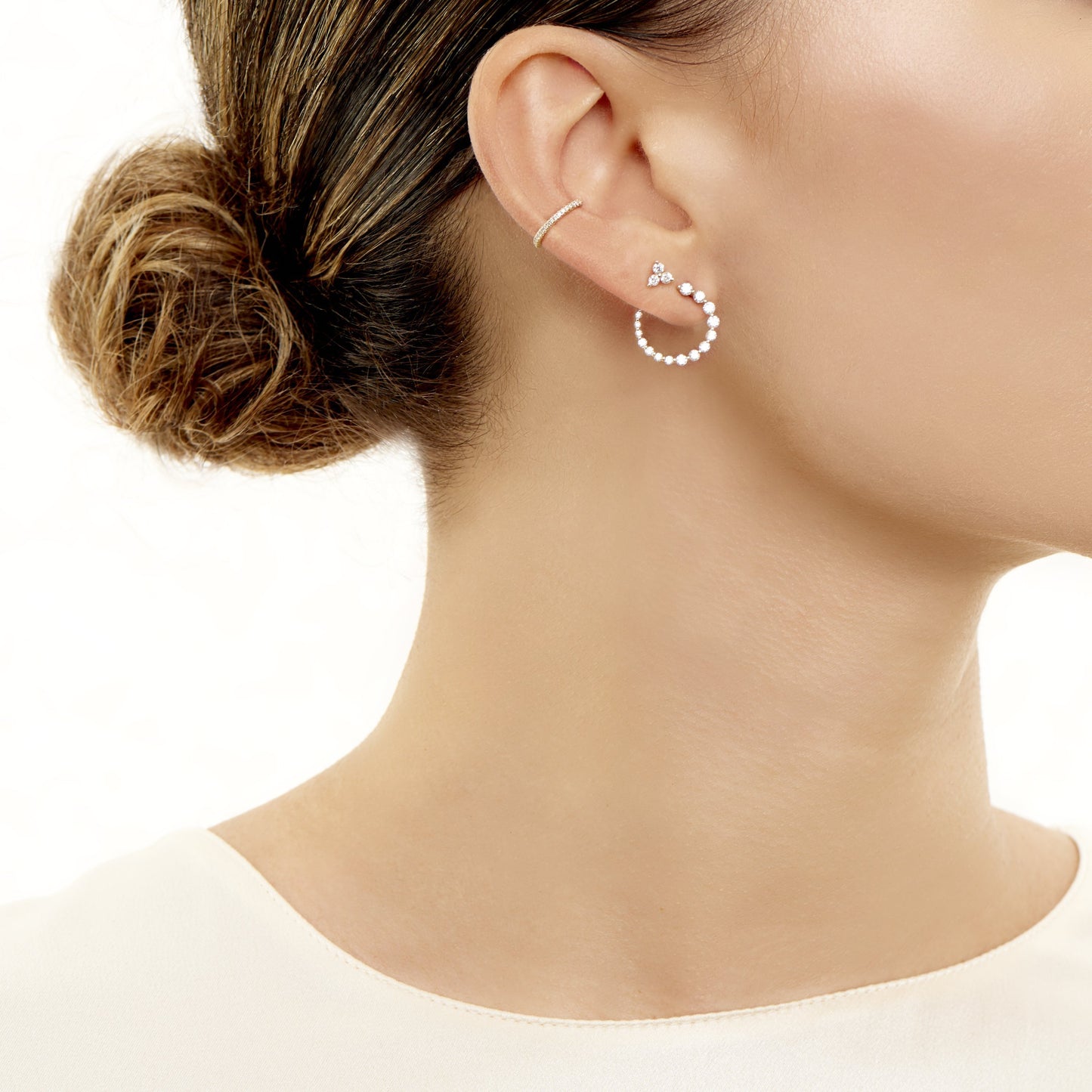 Ring Concierge Earrings Diamond Ear Cuff