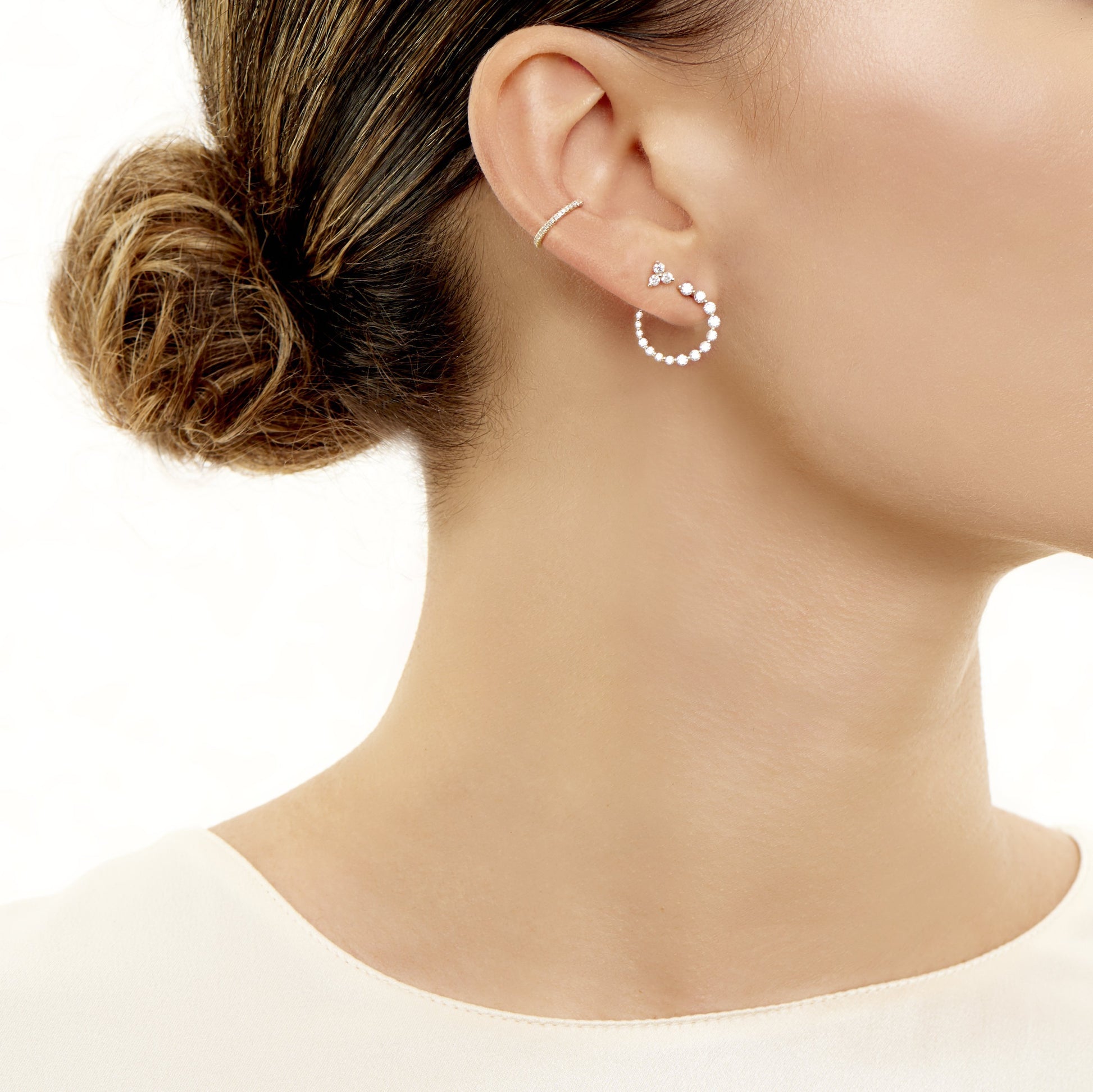 Ring Concierge Earrings Diamond Ear Cuff