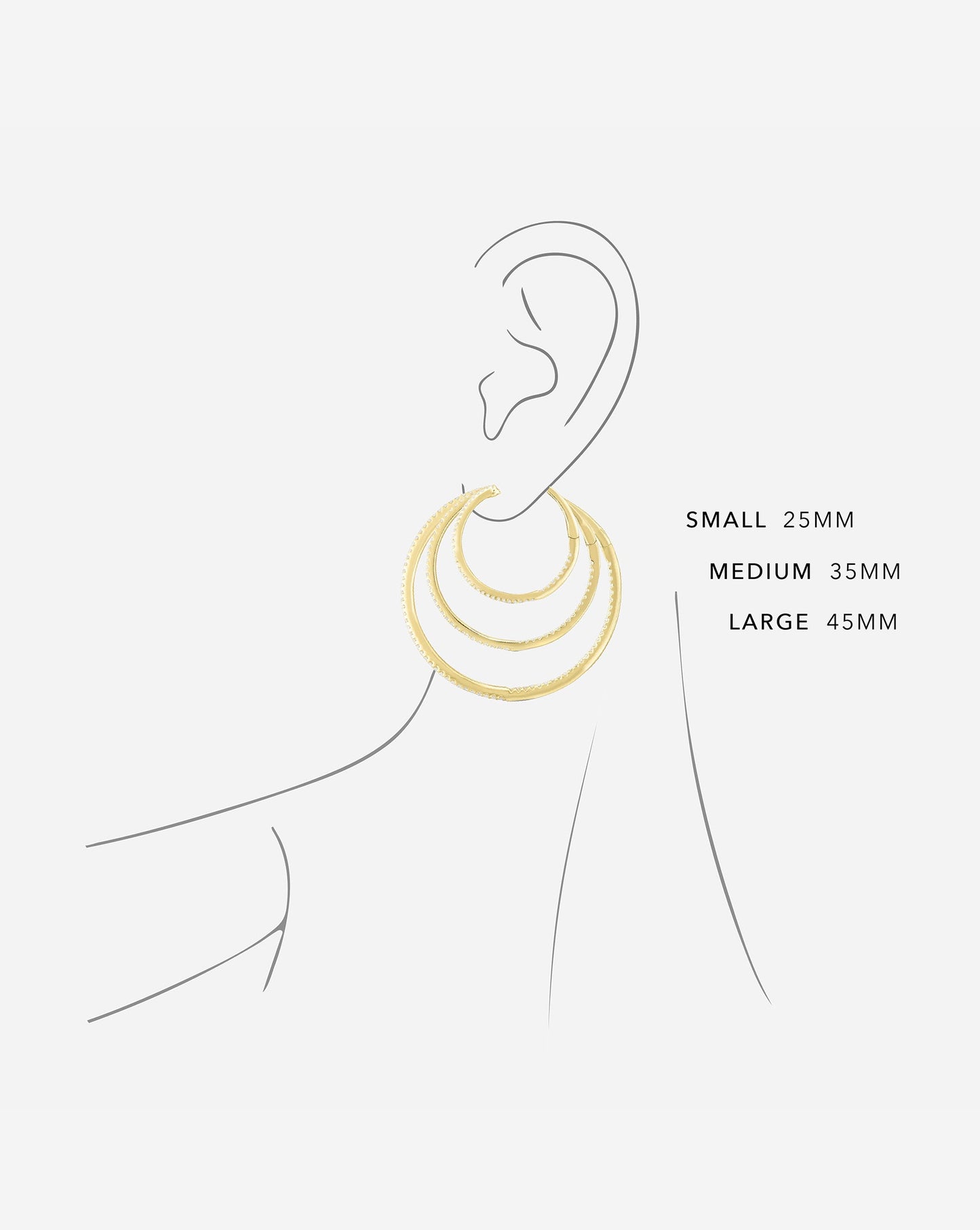 Ring Concierge Earrings Diamond Eternity Hoops