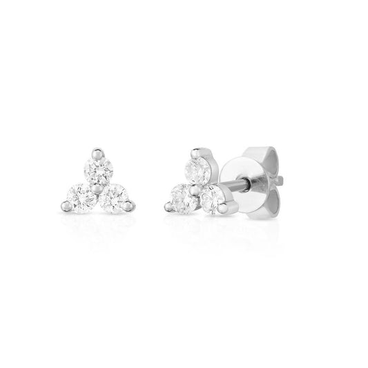 Ring Concierge Earrings Diamond Trio Studs