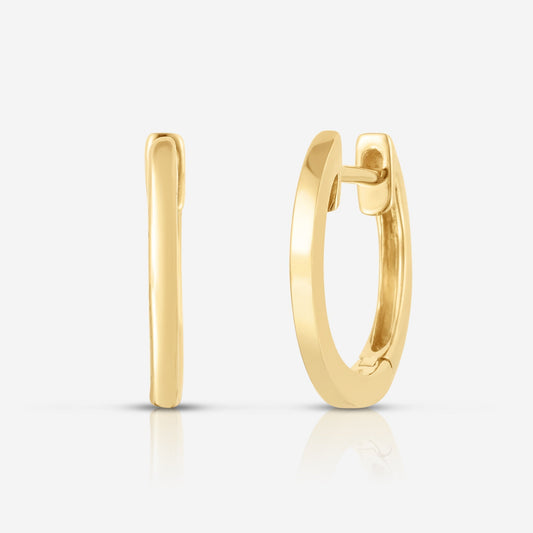 Ring Concierge Earrings Gold Huggies