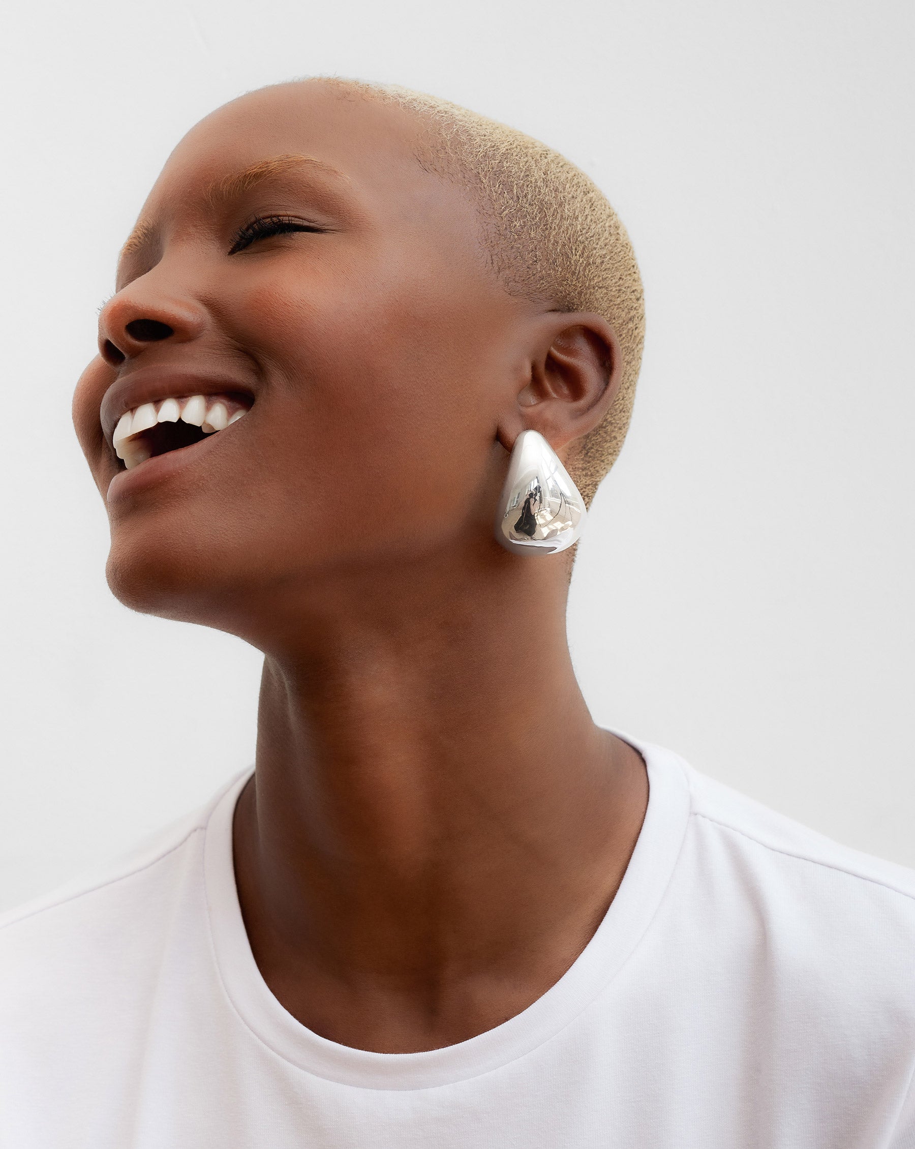 Ring Concierge Earrings Statement Sterling - Jumbo Cloud Earrings