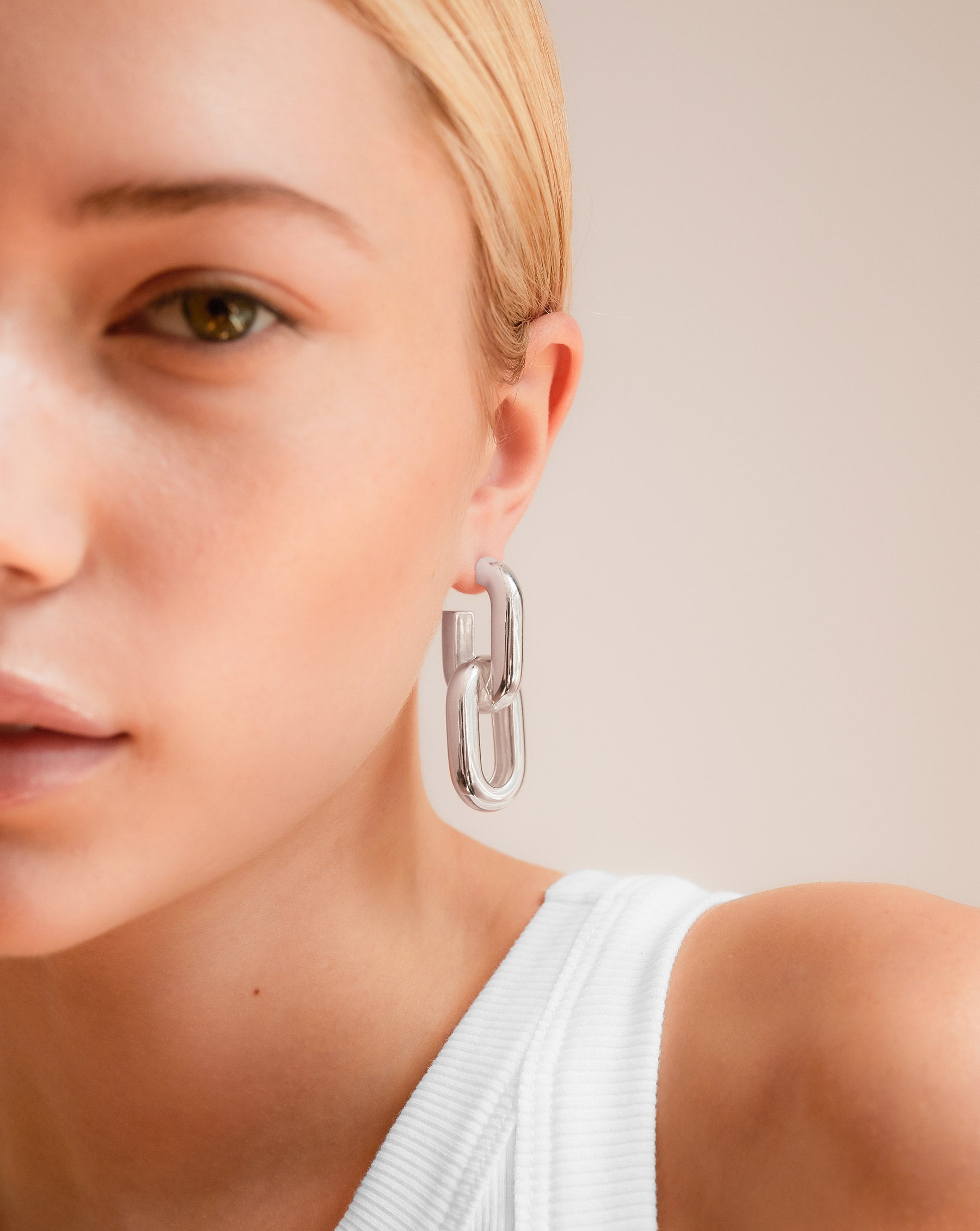 Ring Concierge Earrings Statement Sterling - Multiway Link Earrings