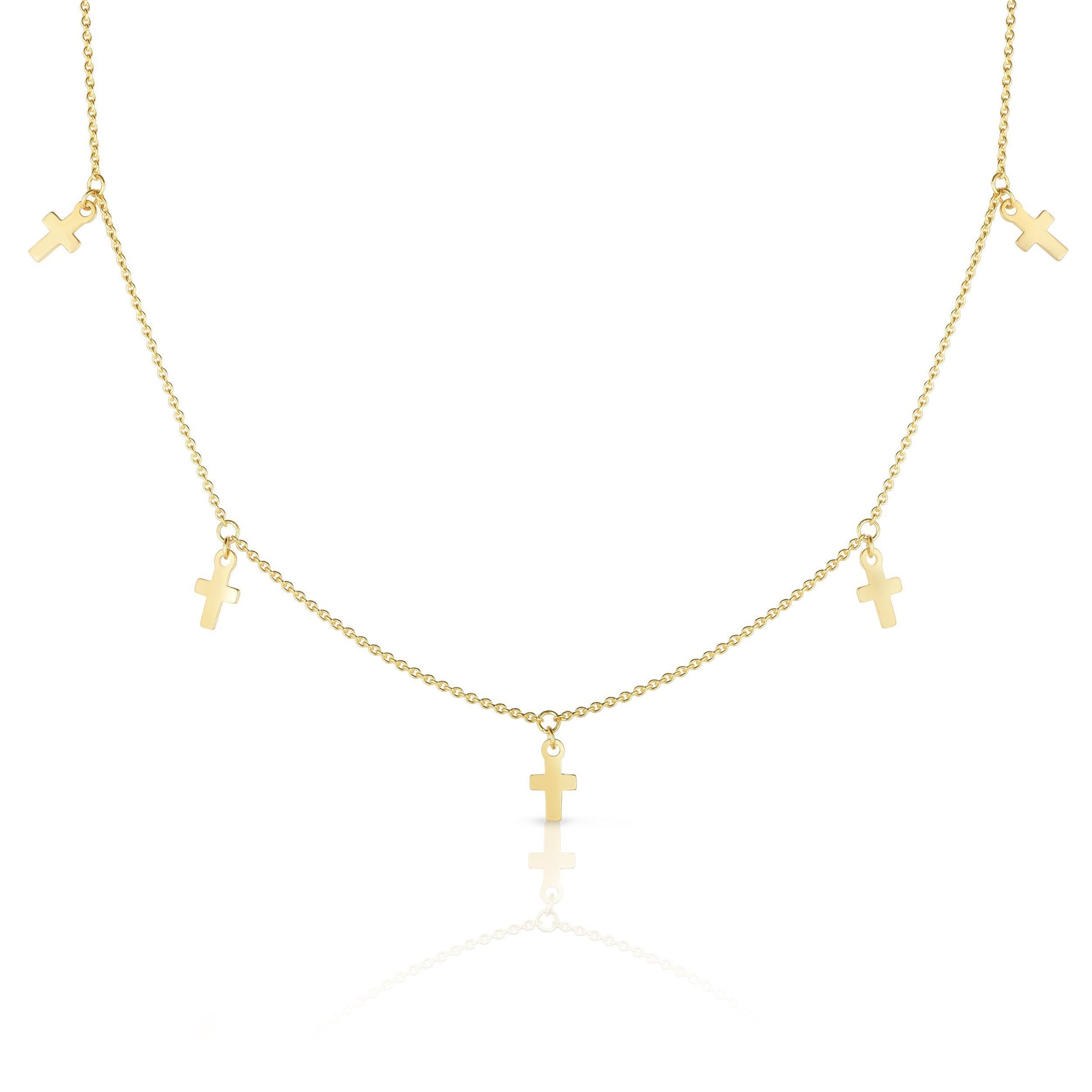 Cross Charm Choker - Ring Concierge