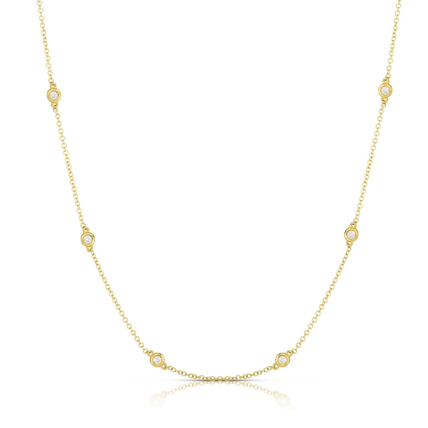 Ring Concierge Necklaces Diamond Station Necklace