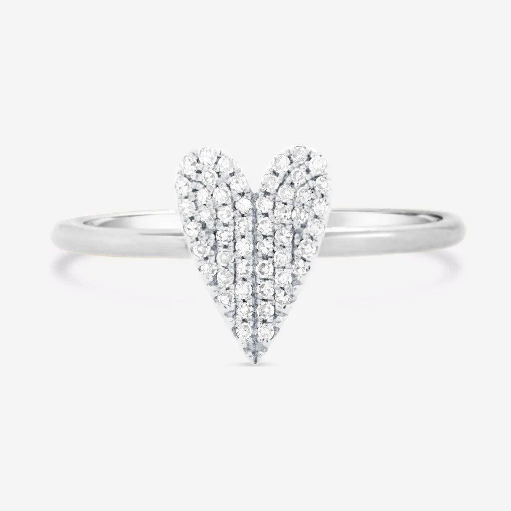Diamond Heart Ring - Ring Concierge