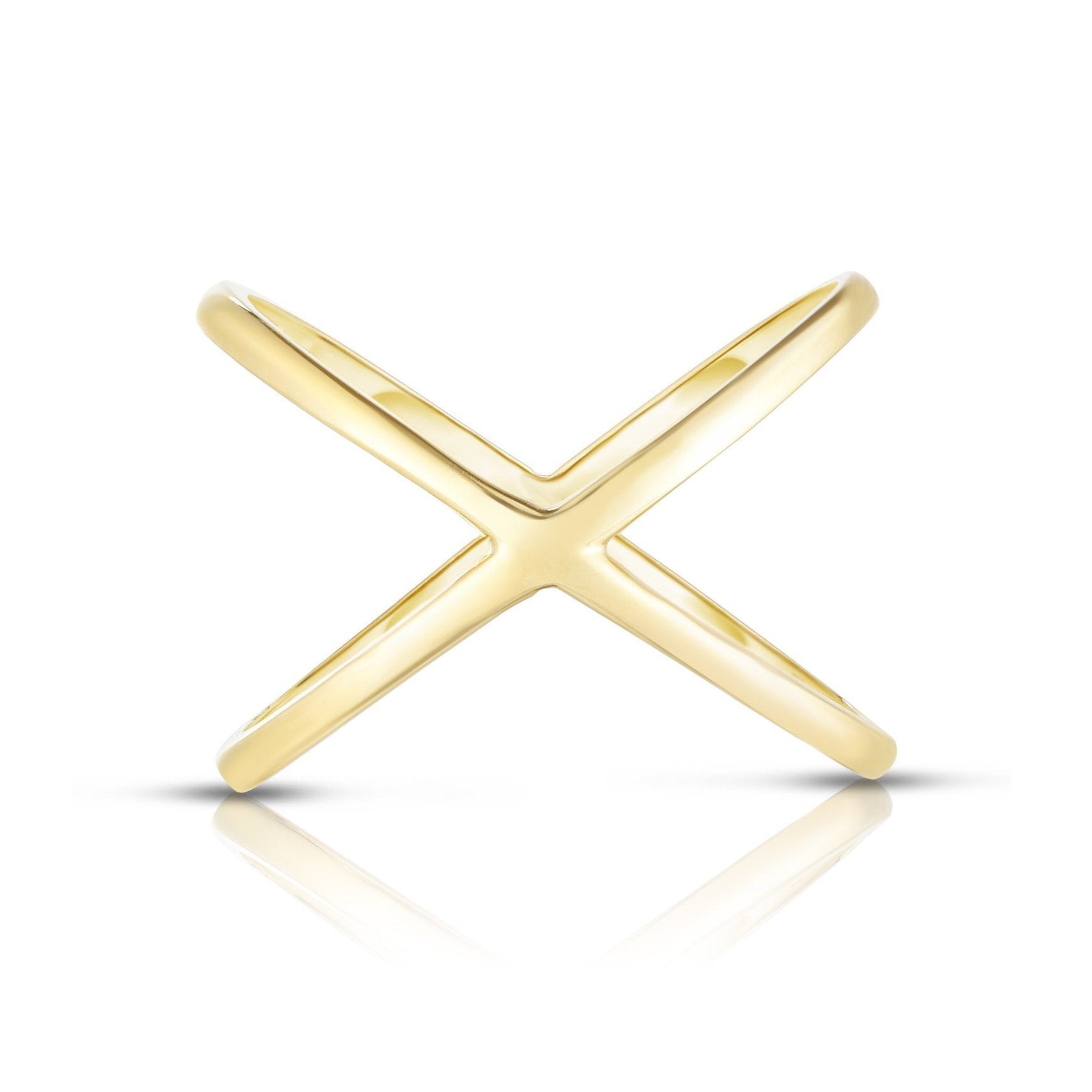 Gold X Ring - Ring Concierge